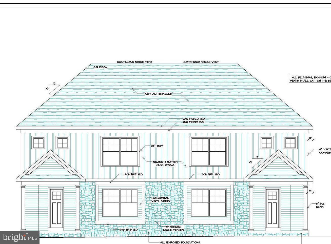 Enjoy relaxing on the front porch or step into the open floor plan with an easy flow between living and dining areas and the kitchen and easy access to laundry closet and private powder room. Kitchen includes eat-in kitchen island with double sink, and leads onto a 12X10 deck. Upstairs includes a large primary suite with double bowl vanity, walk-in closet and two additional bedrooms sharing a hall bath. The one-car garage can be accessed from house and full unfinished basement for extra storage.

This property is a new construction that is not finished. Construction will be completed by end of March/early April.
