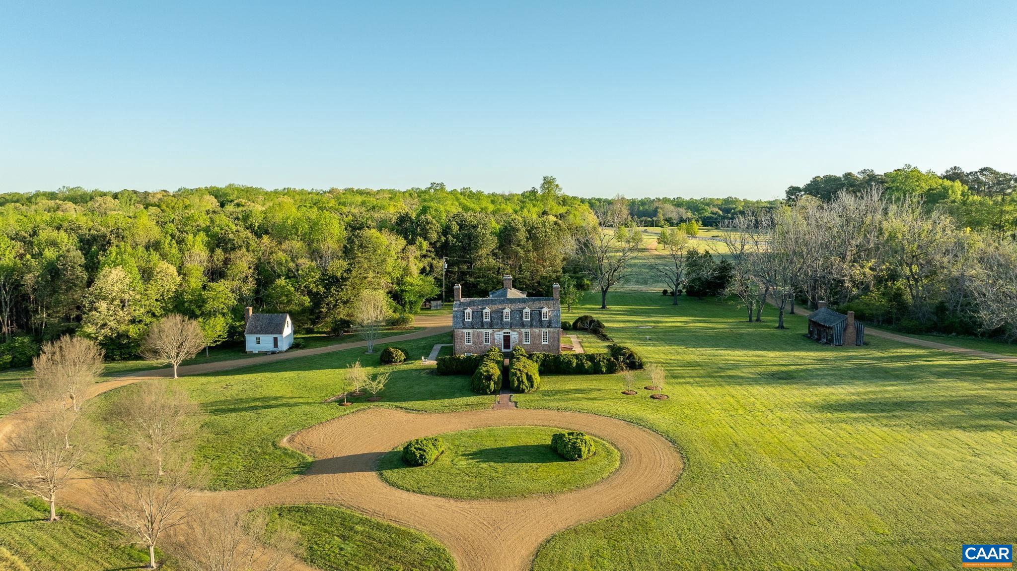 Wilton is a beautifully preserved & expertly restored historic property that appears today much as it did when Patriot William Churchill, II had this elegant manor home built in 1763. Encompassing approximately 26 acres with views of the Piankatank River, near present day Hartfield, this property consists of a 4,040 sq ft main house, 19th-century restored log cabin & an original two-room dependency dating to the 1840's. A scenic meandering driveway, parklike setting & beautifully landscaped grounds set the tone for all that awaits inside. Quite possibly the best-preserved privately-owned pre-revolutionary home remaining in Virginia, Wilton is the perfect marriage of a fully intact colonial era home with the modern amenities, updates & conveniences that are so sought after today. Having undergone a thorough but sensitive restoration, the historic integrity of Wilton remains & sets it apart as a property without equal in the Commonwealth of Virginia. The original historic fabric, workmanship & ambiance of ages past still live at Wilton! Conveniently located with easy access to Mathews, Gloucester, Urbanna, Deltaville, Irvington, Kilmarnock & the greater Northern Neck. A true icon and crown jewel in the Chesapeake Bay Region.,Granite Counter,Marble Counter,Painted Cabinets,White Cabinets,Fireplace in Bedroom,Fireplace in Dining Room,Fireplace in Family Room,Fireplace in Kitchen,Fireplace in Living Room,Fireplace in Master Bedroom,Fireplace in Study/Library