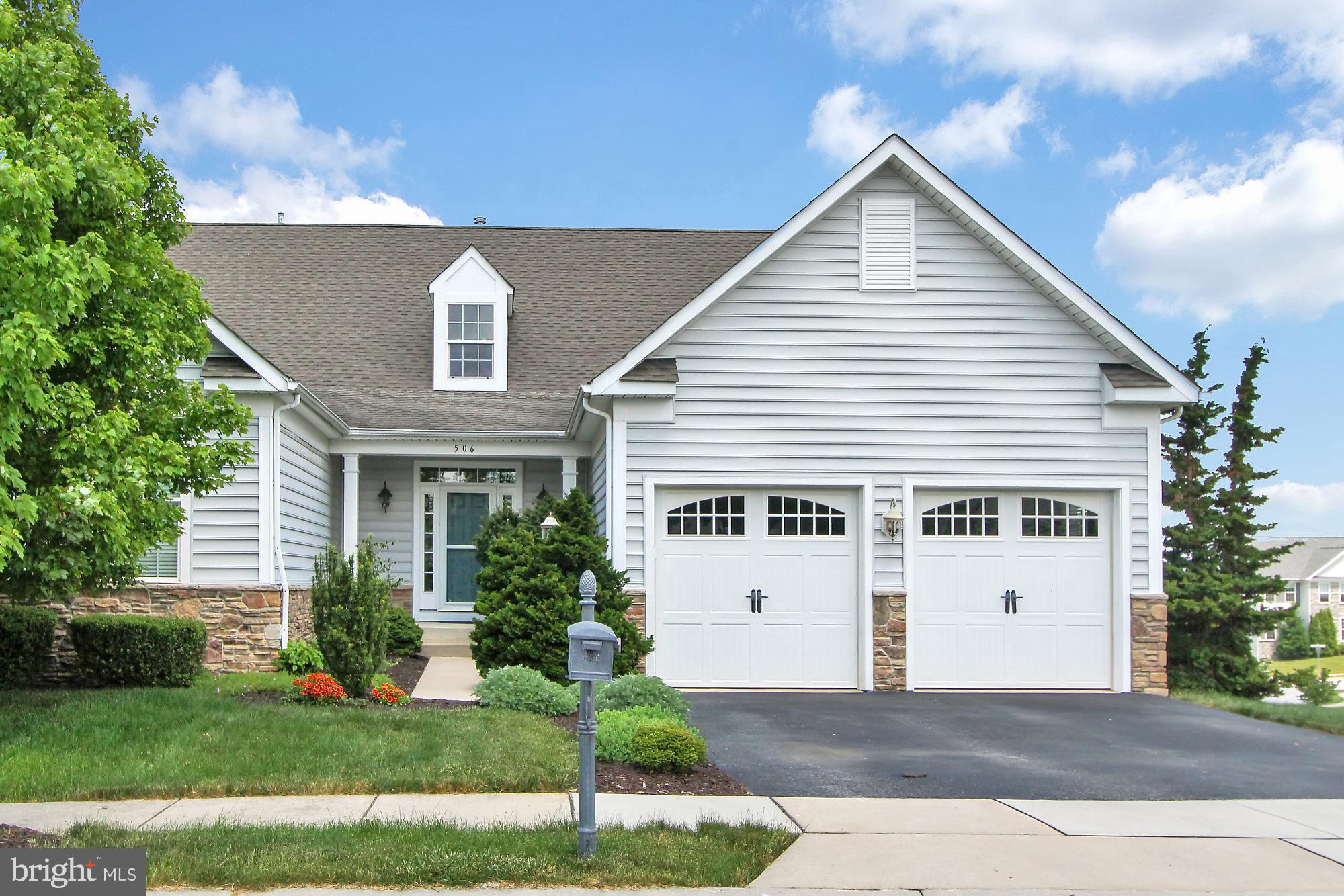 This gorgeous home located in popular Logan's Reserve neighborhood in the Dallastown School District has so much to offer! Great location, minutes to Maryland and I-83.  A bright and open kitchen with Corian counter tops, island, pantry and 12x12 addition leading to the deck is a show stopper. Separate dining room and spacious living room with a gas fireplace off the kitchen makes this home an entertainers dream. Upstairs, the master suite boasts a walk in closets and a private bath with double vanity, walk in shower and soaking tub. Two nice size bedrooms and full bath complete this 2nd floor. What's left? A finished lower level with a family room, office and half bath with a sliding door that opens to the patio make this a must see today! Community amenities include a clubhouse, swimming pool, playground, walking paths, workout facilities, putting green and basketball courts.