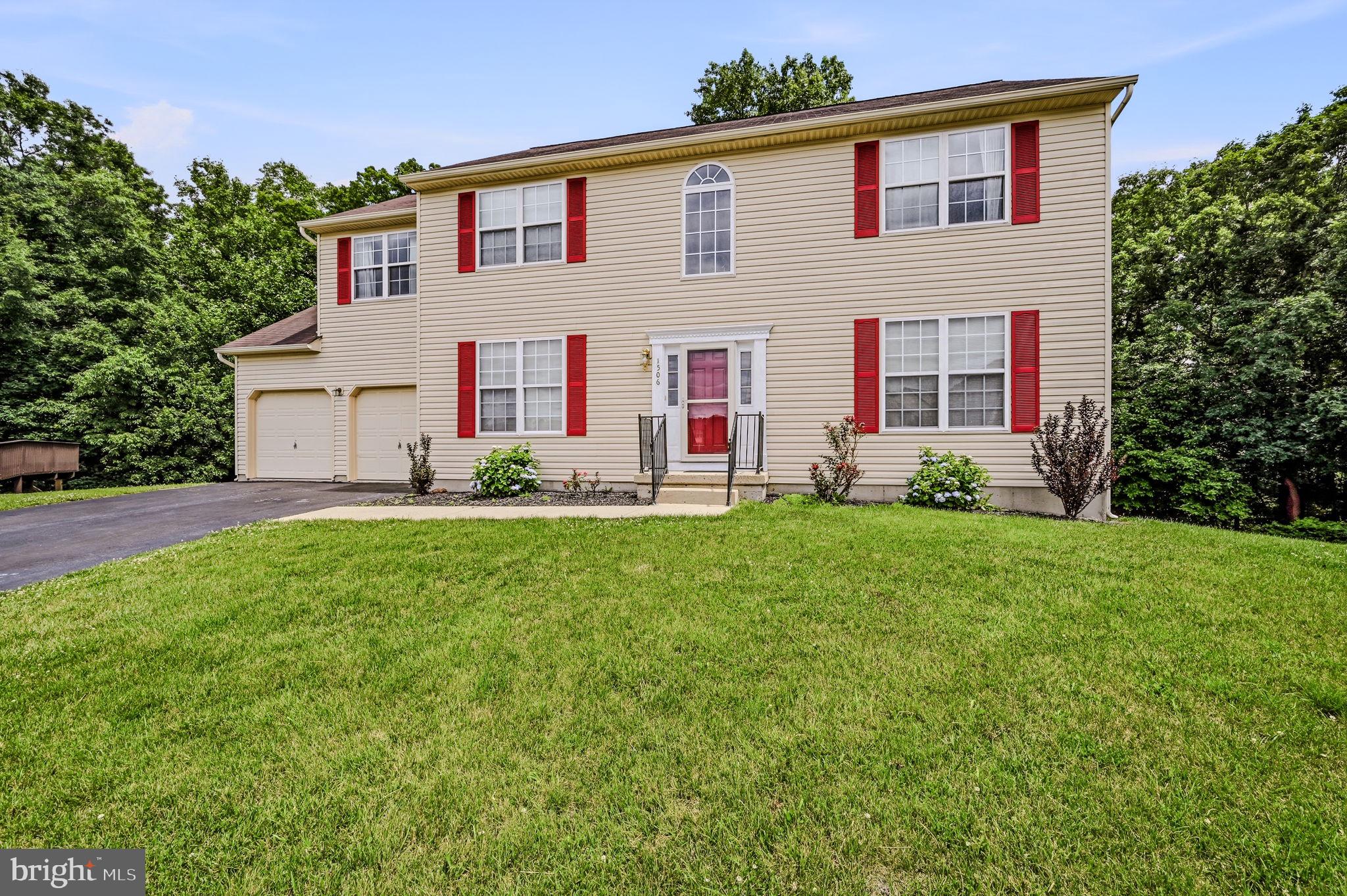 Motivated Seller!   This home is now at a great price!  Welcome to this beautifully maintained 4-bedroom, 3.5-bath home nestled in a highly desirable community on a quiet cul-de-sac, conveniently located near shopping, dining, and major roadways for easy commuting.
Step inside to a welcoming entryway that opens into a formal living room and an elegant dining room—perfect for entertaining guests or hosting special occasions. The heart of the home features a spacious kitchen that flows seamlessly into a bright and inviting sunroom, offering the perfect spot to relax with your morning coffee or unwind at the end of the day.  Throughout the home, you’ll appreciate the fresh paint and thoughtfully updated bathroom vanities, adding a modern touch and move-in-ready appeal. The generously sized bedrooms provide comfort and flexibility for family, guests, or a home office.The basement offers even more potential, complete with a full bathroom and ready for your finishing touches—ideal for creating additional living space, a home gym, or a recreation area.   Step outside to enjoy the serene backyard from the large deck, perfect for outdoor dining, entertaining, or simply soaking in the peaceful surroundings.  This home combines comfort, style, and convenience—don’t miss your opportunity to make it yours!