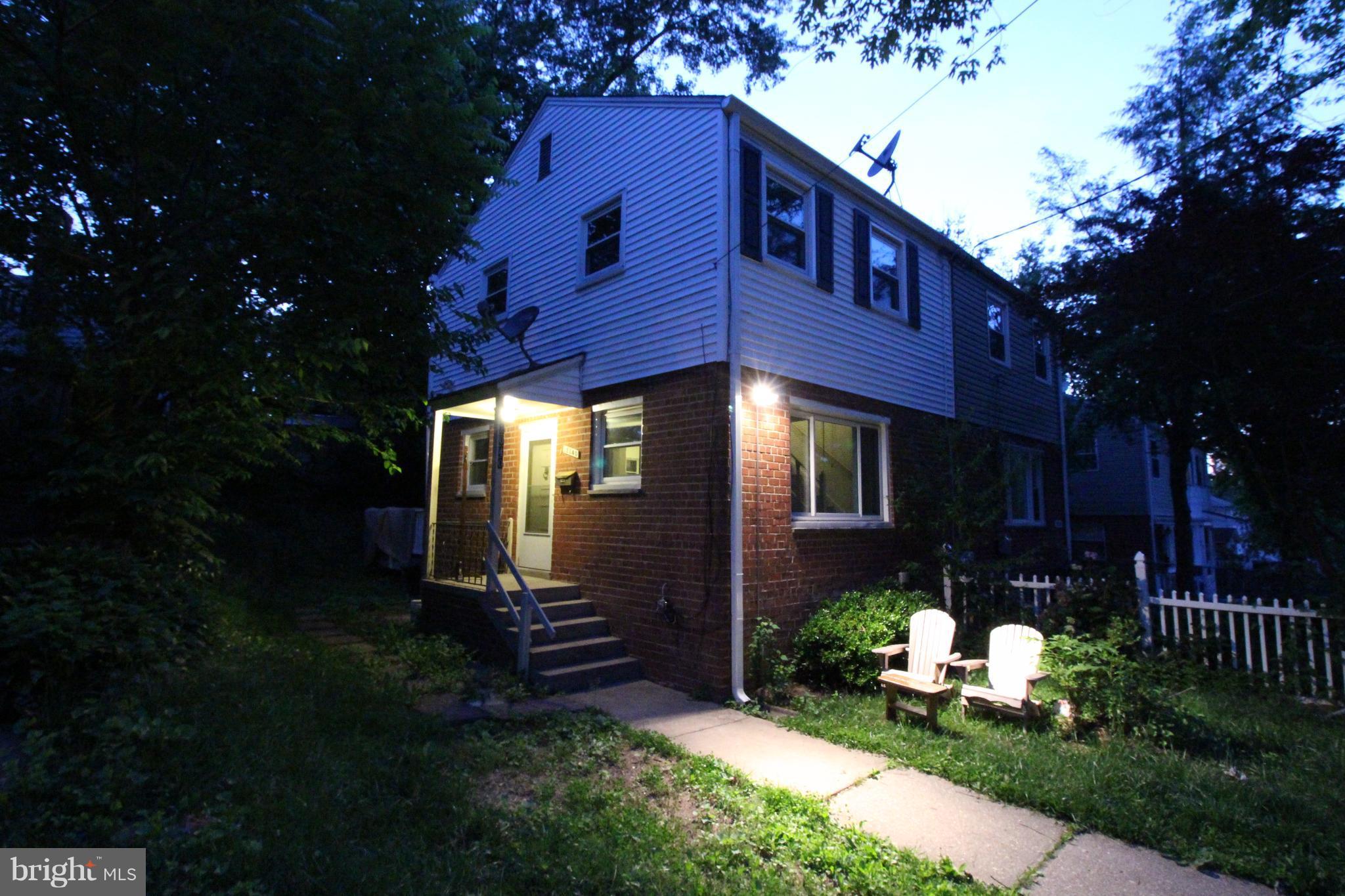 Great opportunity!  Lovely, semi-detached 3 bedroom with hardwood floors throughout main level and upstairs.  Fully finished basement with full bathroom and separate entrance.  Newer windows, large deck for entertaining and lush mature trees for increased privacy. Close to public transportation, 495, shopping, and more!