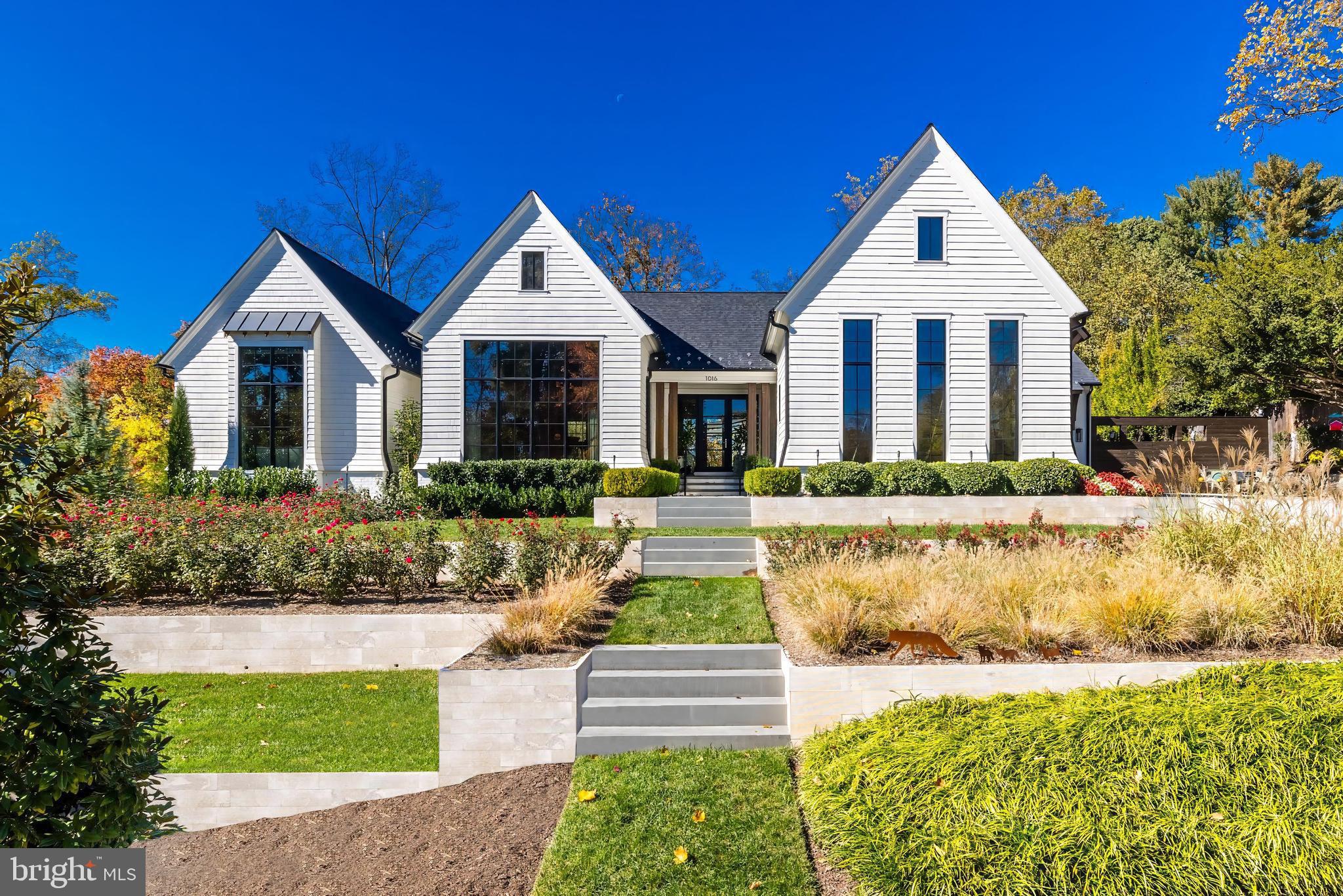 Welcome to 1016 Langley Hill Drive, an incredible opportunity to own an award-winning +/-8,250SF, 5BR/5.5BA, 3 car garage, California Modern residence that sits atop a fabulous .8 acre lot in sought-after Turkey Run. This better than new estate was created in 2020 by a dream team consisting of Brush Arbor Home Construction, Wellhouse & Co and Ralston Architects.  Renowned Interior Designer John Cialone of Tom Stringer Design Partners, and award winning landscape designer Pristine Acres elevated the interiors of the home and exteriors of the property to a whole new level of sophistication and luxury.



The architecturally masterful floor plan is designed for one-level living within an open concept which provides the opportunity for multiple vaulted ceilings and walls of glass overlooking the incredible resort-like rear garden and pool. The extensive perimeter deck and covered terrace below intentionally create endless opportunities for indoor/outdoor living and entertaining and are accessed by full panel glass sliding doors in almost every room along the back of the house and on both levels. The centerpiece of the exterior terrace level is a 70-foot-long infinity-edge pool with a custom sundeck crafted with materials that specifically echo the home's aesthetic. Off the main level great room and kitchen, there is a private and intimate exterior lounge space that features a Japanese style cedar pergola which houses ample outdoor seating, a serene water feature made of polished black beach pebbles, and a fully outfitted built-in grill/bar. The upper level outdoor entertaining area blends seamlessly to the lower level yard via either the flagstone stairs or the wonderful meandering stone paths with water features, restful moments, and specific plant species chosen to create the feeling of a botanic garden.



Inside is an abundance of architectural elements and bespoke finishes such as the aforementioned soaring ceilings, white oak wood beams, hand-milled white oak floors, designer wallcoverings, window treatments, and light and plumbing fixtures. Electric window shades and recently installed electric exterior awnings are convenient and useful to filter the incredible natural light that floods the house. The rooms are well-proportioned and comfortable, while the windows and ceilings provide airiness and grandeur. 



This stunning property offers a unique blend of luxury and tranquility in the coveted Turkey Run neighborhood, just minutes from downtown McLean and Washington, DC. With its prime location, residents enjoy easy access to the vibrant cultural, dining, and shopping experiences of the Nation’s Capital, while being able to retreat to a serene and sophisticated home. This meticulously designed estate not only embodies modern elegance but also provides a peaceful sanctuary, making it the perfect oasis for those seeking the best of both worlds. Experience the ultimate in refined living, all within a short commute to the heart of DC.