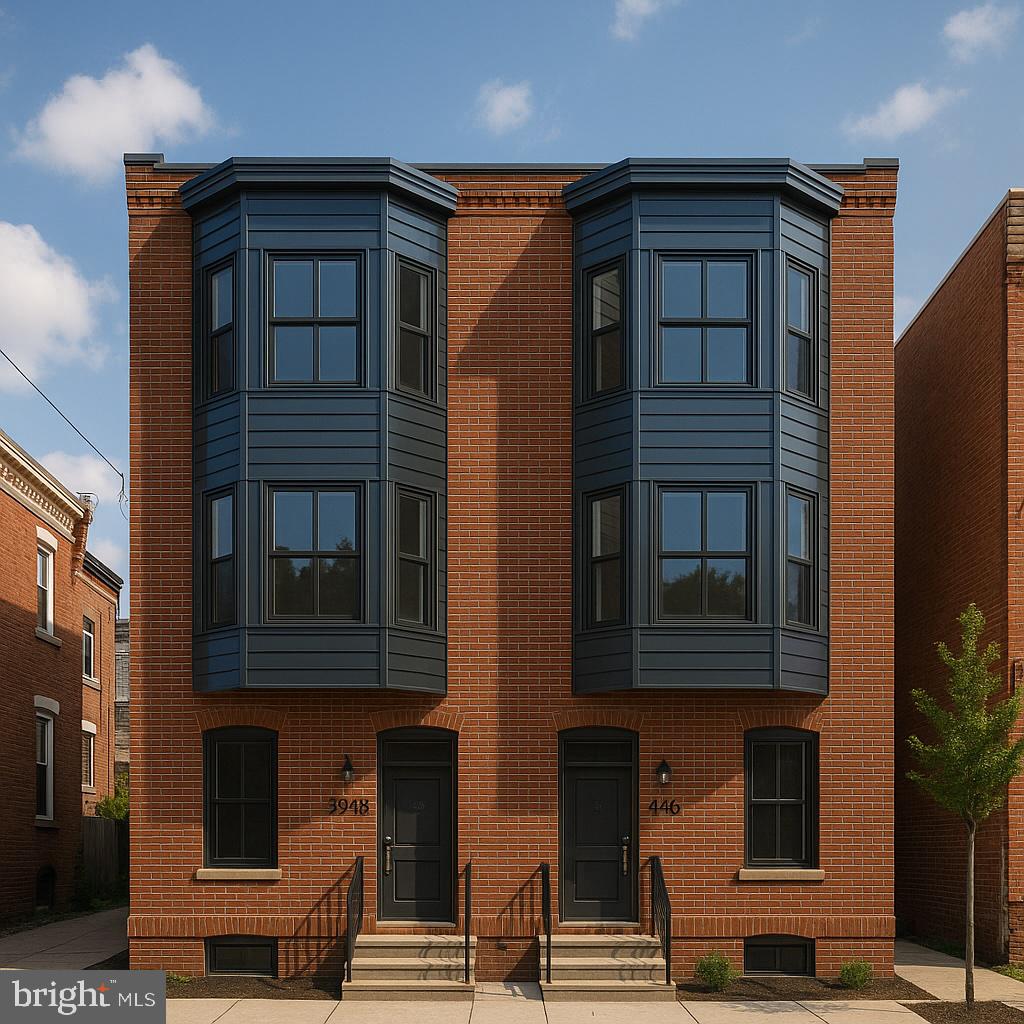 A well-designed new construction opportunity offering functional layouts, solid finishes, and desirable outdoor spaces. Each home includes 3 bedrooms and 2.5 bathrooms spread across three levels, with a thoughtful flow from living room to dining area to kitchen. The main level is open and bright, ideal for everyday living. Upstairs, the primary suite includes a walk-in closet and full bathroom with double sinks and a separate shower and tub. Two additional bedrooms and a full bath are located on the upper floor, along with a laundry area for added convenience. Each home also features a private rear yard and a full roof deck, providing multiple outdoor options for relaxing or entertaining. Situated on a quiet block with new development activity nearby, these homes are a strong option for both end-users and investors. 3946 Alfred Street is also available.