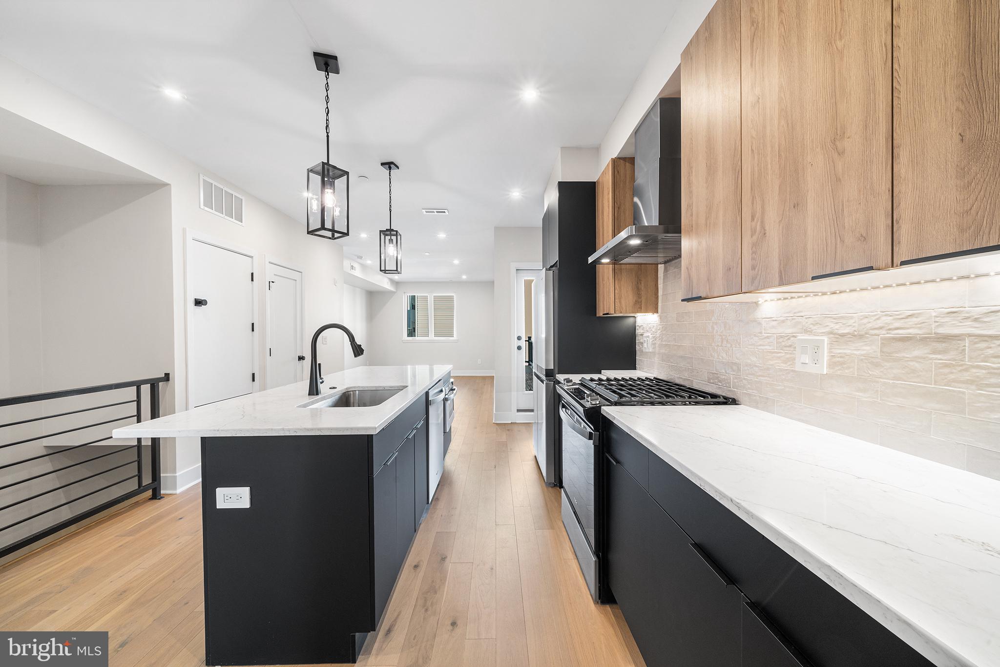 Welcome to this brand-new,  2-bedroom, 2-bathroom unit offering 1,150 square feet of modern elegance in the heart of Olde Kensington! Featuring solid hardwood floors, a sleek kitchen with modern flat-panel cabinetry and stainless steel appliances, and a convenient in-unit washer and dryer, this unit is designed for both style and comfort. Each bedroom boasts its own private ensuite bathroom. Enjoy your own outdoor space, perfect for unwinding or entertaining, and live just blocks from Front Street and Frankford Ave, surrounded by some of the city’s best dining and amenities.  First, last, and security due at signing.  Pets considered at landlord’s discretion.