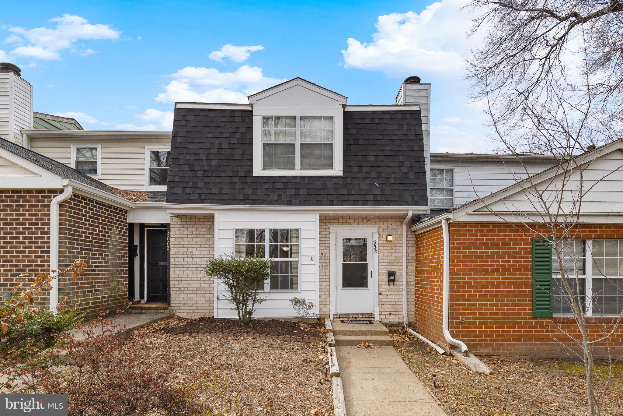 Welcome to 3660 Tavern Way, a beautifully maintained 3-bedroom, 2.5-bath townhome in the heart of Port-O Dumfries! This charming two-level gem is filled with natural light and offers a cozy yet open layout designed for comfortable living. The main floor features a bright kitchen with a pantry, seamlessly flowing into the dining room and a cozy living room with a wood-burning fireplace. Step outside to a fenced backyard with a spacious deck, perfect for relaxing or entertaining. Upstairs, the generously sized primary suite offers an en suite with a refreshed full bathroom. Two additional comfortable bedrooms and a second refreshed full bathroom complete the upper level. Recent updates include a new roof (2022) and front door replacement (2023). Nestled in a wooded courtyard with sidewalks throughout the community and a nearby neighborhood park, this home provides tranquility without sacrificing convenience. Conveniently located just minutes from I-95, Route 1, Quantico Marine Base, VRE, Ft. Belvoir, and Washington, D.C., with easy access to major highways, commuting to the city and surrounding areas is a breeze, while a variety of shopping, dining, and recreational options are close by.  Whether you're a first-time buyer or looking to downsize, this move-in-ready townhome combines comfort, modern updates, and exceptional accessibility—don't miss your chance to make it yours!