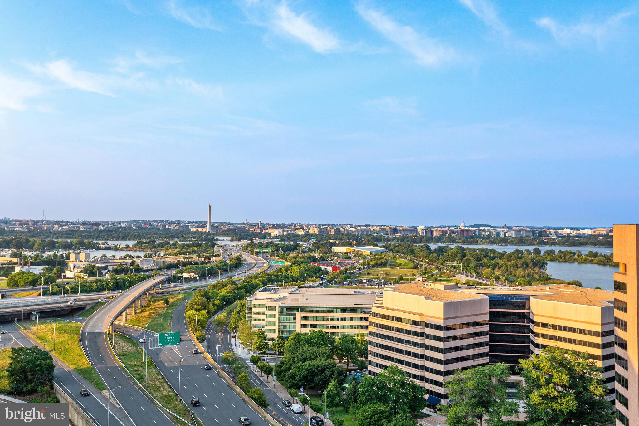 Incredible opportunity to own a once in a lifetime view.  Never been listed 2-home combination boasting nearly 3,000sf and FOUR garage parking spaces on the 18th floor of Bella Vista Condominium.  With unobstructed sweeping views of Washington DC including the Washington Monument, Capitol Rotunda and Potomac River from your private rooftop terrace, watch the planes land at nearby Reagan National.  Home is ready for you to add your personal touches, and live in the heart of booming National Landing with Whole Foods Amazon HQ and the Pentagon across the street, the location simply can't be beat.  This spectacular home is truly a blank canvas, just waiting for you to add your personal touch!