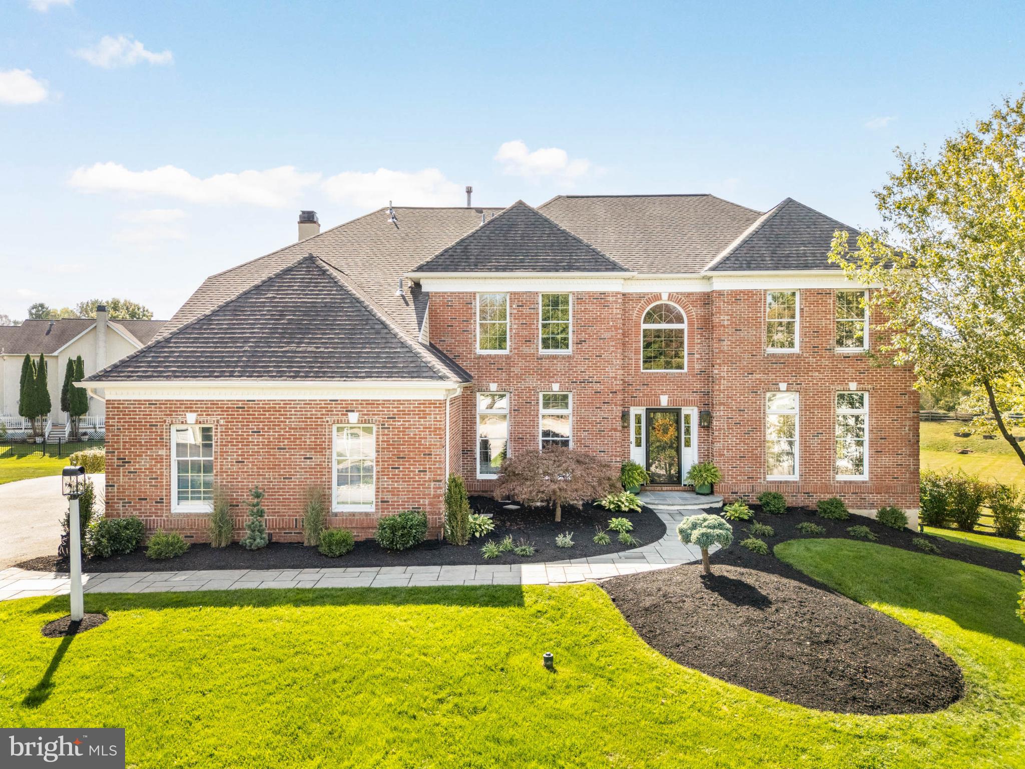 Located in the top-rated Tredyffrin Easttown School District, and tucked away on a premium lot at the end of a quiet cul-de-sac, in the sought-after Greens at Waynesborough community. This stately home has classic curb appeal with a brick front exterior and cedar siding on the sides and back (stucco is only on the chimney and foundation level). 

Move in with confidence knowing the “big work” has been done, with updates to major systems and components in the last ten years including a new roof, three-zoned HVAC, and repaved driveway. Fresh and move in ready, you'll find new flooring on the main level (2025) and second floor hallway (2024), and new carpet in all the bedrooms and the finished basement too (2025).

The spacious and functional floor plan includes an open concept kitchen, breakfast room and great room. The great room features a soaring stone-front fireplace and a stunning two-story wall of windows that keep this room bright even on cloudy days. 

The kitchen features a center island for extra storage, granite countertops, a walk-in pantry, custom tile backsplash with under cabinet lighting, double wall ovens, a five-burner gas range, and a high-powered Wolf range hood (that vents to exterior). 

The sunny breakfast room and great room have French-door access to the expansive back deck. With private views of open space, and an awning to provide welcome shade on hot summer days, there is plenty of space for outdoor grilling, dining and just relaxing with friends and family.  Another bonus: Stairs from the deck to the fenced back yard offer the convenience you want (for you and for the family pet!).  An irrigation system for the lawn and gardens makes your life that much easier!

The oversized, attached 3-car (side-entry) garage has plenty of extra storage space, and inside entry into the mudroom / laundry room (with an extra storage closet).

The main floor office/library is ideal for remote work or school tasks. The comfortable living and dining rooms offer more space for entertaining and holiday gatherings. 

Two staircases - an elegant, curved foyer staircase, and a convenient back staircase from the great room - offer access to the second floor. 

The primary suite is king-sized, with a tray ceiling and ample space for a seating area. The primary ensuite bath includes two walk-in closets, two vanities, a soaking tub and stall shower, a linen closet, and a private toilet area.

Three more generously sized bedrooms round out the second floor - two share a "Jack-and-Jill" style bathroom, and one has its own private "princess suite" bath. All the bedrooms have fresh new carpet.

The daylight, walk-out lower level offers lots of extra living space (approximately 1,000 square feet) filled with natural light. With new carpet and fresh paint, it’s ready to accommodate a media area, fitness zone, hobby space, second office or work space, or whatever suits your lifestyle. This level also has ample unfinished storage space. 

Just minutes from the Paoli Train Station, with express Amtrak service to Philadelphia, NYC and Washington DC. Easy access to major commuting routes to center city Philadelphia and the International Airport. Close to Main Line shops, restaurants and schools.

INTERIOR PHOTOS COMING SOON! Showings start on Friday 10/24. Don't wait, schedule your appointment now!  Note: Square footage and finished living space has been estimated by a third party provider and is not guaranteed.