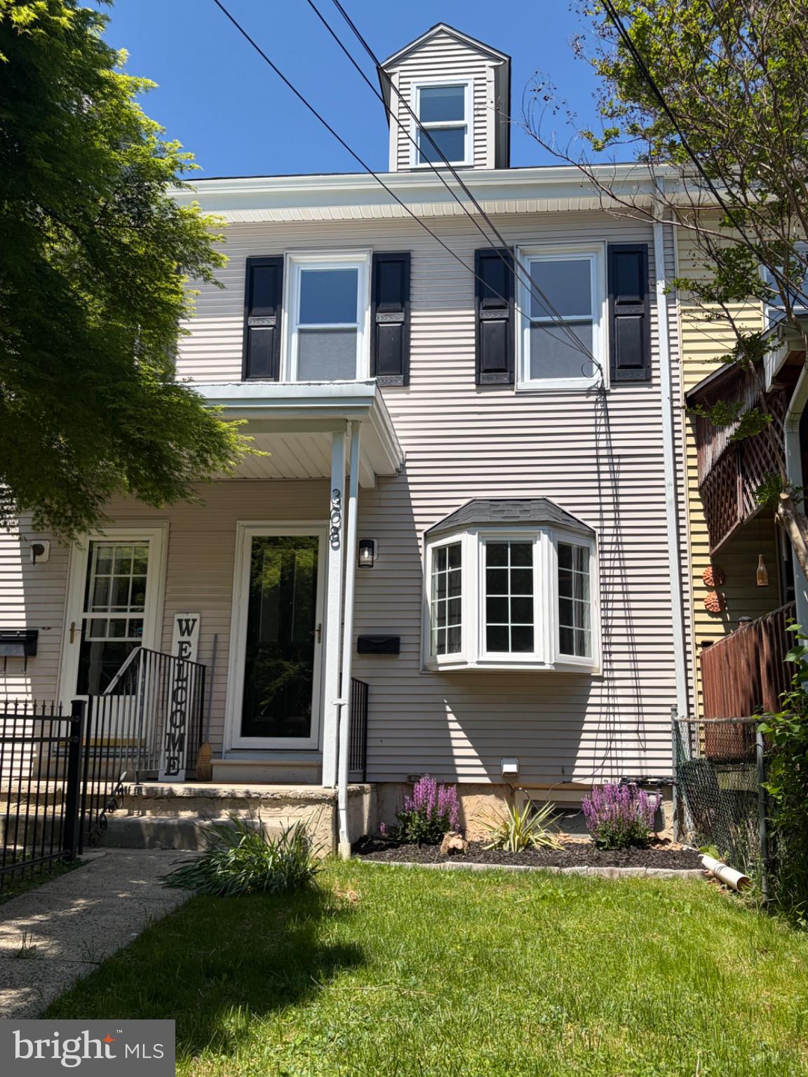Charming full new rehab in quiet location in West Conshohocken. Interior townhouse has been completely renovated, shows like a brand new home inside!! All new Hickory hard floors throughout 3 levels, a fantastic new kitchen was moved to larger middle room,  with quality solid wood shaker cabinets, upgraded stainless steel appliances, an island provides seating for 4 that provides a great social space. 2 living areas found on 1st floor, with a front main living/tv room and also a smaller sun room in the rear that has a huge 8' slider that leads out to a newly rebuilt rear patio space. 2nd floor has a large light filled primary bedroom with a nice sized closet space. @nd bedroom also on this floor. A fantastic brand new bathroom with double vanity , tub with a custom fully frameless glass enclosure (on order, not in photo). Upstairs to 3rd floor is a spacious private attic bedroom , with closet space. Fully finished basement provides another bonus space that could be used as another living space/ kid area/ many options here. There is also a half bathroom been added here. A washer and Dryer also is basement. Central A/C, upgraded 200 Amp electric service, new windows, new roof, new plumbing and elec, recess lighting and ceiling fans. All found in a great West Conshy location that is very convenient to shops/ restaurants/ KOP/ major highways/ airport/ and all Conshy has to offer. Quiet street allows for easy parking. This is a fantastic like new townhome. Move right in!!