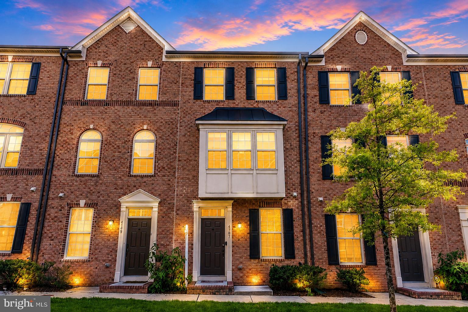 Welcome home to this beautifully maintained 2-bedroom, 2 full and 1 half bathroom townhome offering modern comfort and versatile living spaces across three finished levels. This immaculate home was built in 2019, so all major systems are still relatively new, providing low maintenance living! The entry level welcomes you with a spacious open rec area—perfect for a home office, additional living space, or workout area—along with a convenient half bath and access to the generously sized garage. Upstairs, the main level is designed for both everyday living and entertaining. The gourmet kitchen features endless granite countertops, a large center island, pantry, and a bright eat-in area. A glass door leads to your private balcony—ideal for grilling or enjoying outdoor relaxation. The kitchen flows seamlessly into the expansive living room, enhanced by a bump-out upgrade that adds extra square footage and an abundance of natural light. The upper level offers a thoughtfully designed layout with a spacious primary suite complete with two large closets and a private en-suite bathroom featuring dual vanities and a beautifully tiled shower. The second bedroom is generously sized with ample windows and easy access to a full hall bathroom. Enjoy community amenities including a dog park, all while being conveniently located near shopping, dining, convenient access to Canton, interstate 95, 895, downtown, and everyday conveniences. This home combines style, space, and location—don’t miss your opportunity to make it yours!