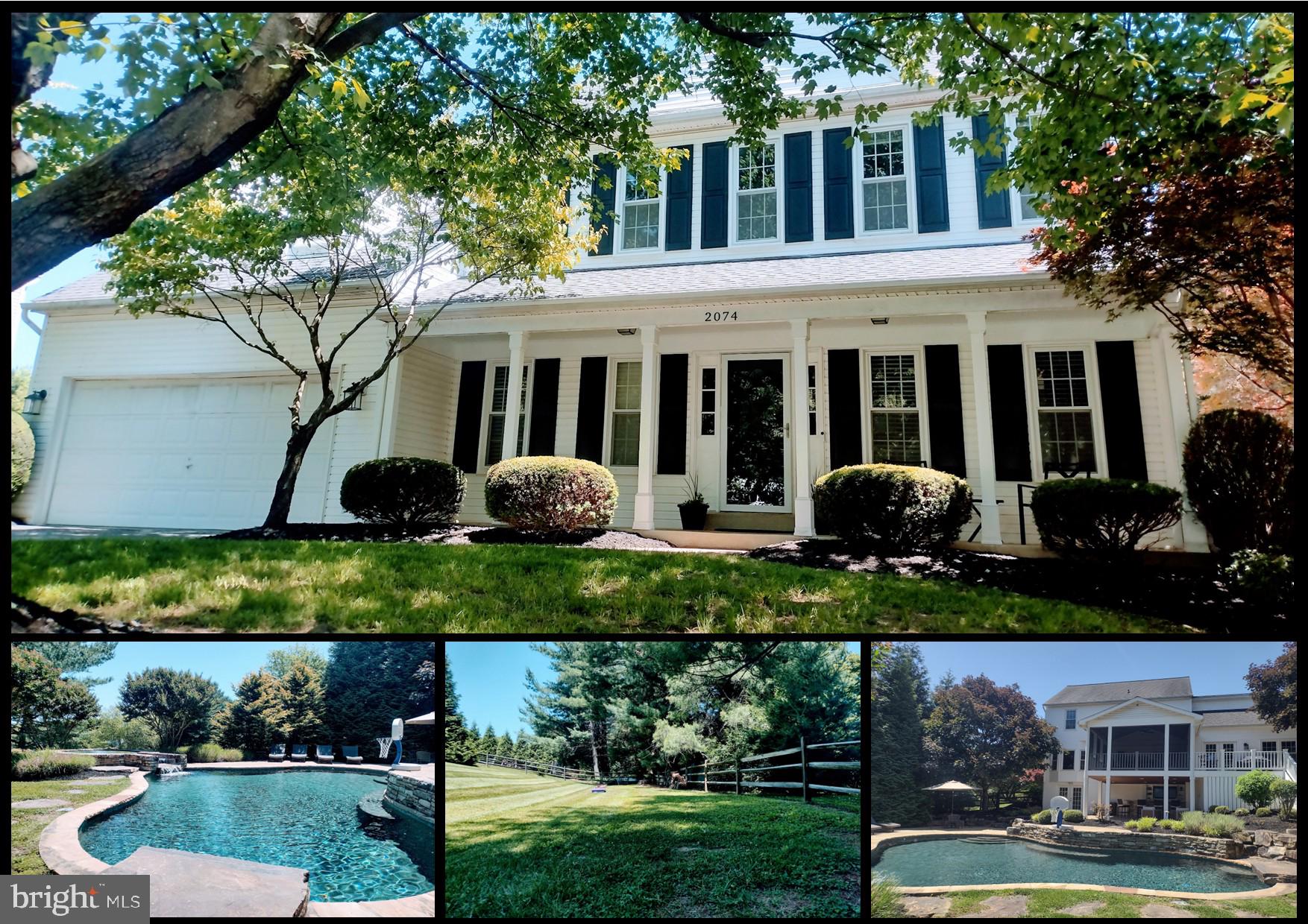 COMING SOON - Estimated active listing date: 6/11/2026 - Rarely available center hall colonial style home in the desirable Marriottsville / Sykesville community of Harvest Farms.  This home is in amazing condition and significantly updated and improved.  In the kitchen you'll find quartz countertops, stainless steel appliances, under-cabinet lighting, soft-close drawers, center island and breakfast bar.  Luxury vinyl plank flooring throughout the main level.  Wood burning fireplace in the family room.   Main level laundry room.  The spacious primary bedroom has 2 walk-in closets and connecting primary bathroom with soaking tub and separate shower, plus double sinks.  Huge finished basement recreation room, bonus room and storage space.  Your private oasis awaits you out back, where you can relax in the screened-in covered porch, and adjacent maintenance free deck, overlooking the gorgeous in-ground pool and separate hot tub spa with waterfall feature and water jets.  The pool is 6 feet deep, has a stone running board, underwater lights, and is heated.  Stone pavers and hardscaping surround the pool with tons of room for patio tables and chairs.  Overlooking the pool is a custom-made bar with outside tv, built-in fridge and is completely covered, with recessed ceiling lights.  The entire backyard and pool area is surrounded by trees and privacy.  Notable updates: Roof 2016, Heating and a/c system 2019, water heater 2014.  Just a short walk to the community fishing pond, basketball courts, picnic tables, tennis courts and playground.   (Professional photos coming soon, plus more features will be mentioned once the property is a fully active listing).
