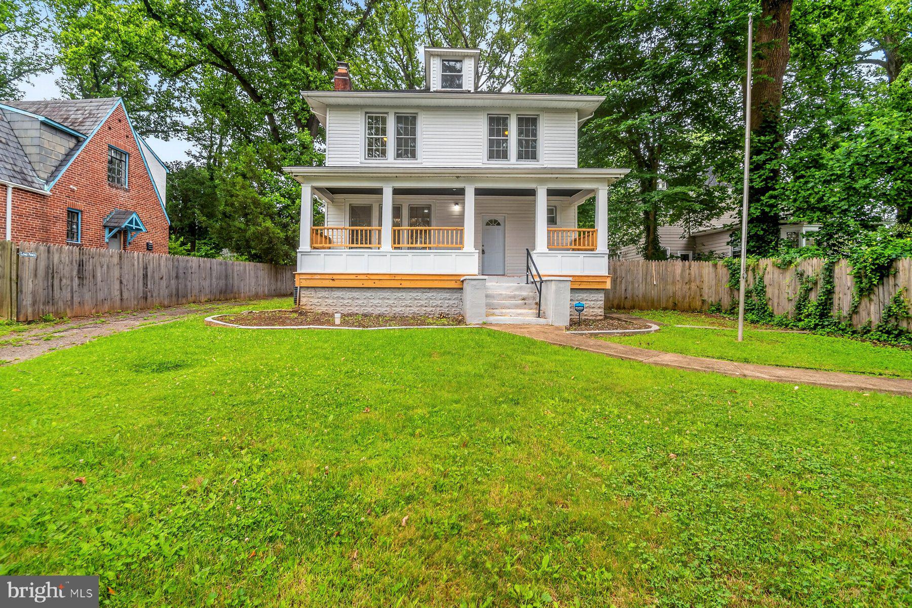 Welcome to 4205 Duvall Avenue, a spacious Colonial nestled in the charming Windsor Hills neighborhood of Baltimore. Offering over 2 finished levels, this home presents an outstanding opportunity for buyers seeking space, character, and the chance to build equity through their own finishing touches. Major renovations have already been completed, allowing the next owner to focus on cosmetic updates and personal style rather than costly mechanical improvements. The inviting main level features soaring 10-foot ceilings and an open, flexible floor plan that provides endless possibilities for everyday living and entertaining. Upstairs, you'll find three generously sized bedrooms, including a spacious primary suite with a large en-suite bathroom and walk-in closet. The walk-up third-floor attic offers abundant storage or exciting potential for additional finished living space.  An unfinished basement provides even more room for storage, a workshop, or future expansion.  Outside, the oversized driveway offers ample off-street parking, while the detached garage presents additional storage or expansion possibilities.  Significant updates completed in recent years include a new roof, vinyl siding, vinyl replacement windows, HVAC system, water heater, updated electrical and plumbing, and more, providing peace of mind for years to come.  All required Baltimore City permits have been completed, and the property has satisfied the City's Use & Occupancy requirements.  With the major improvements already behind you and priced to reflect the remaining cosmetic work, this is an exceptional opportunity to create value while making the home your own.