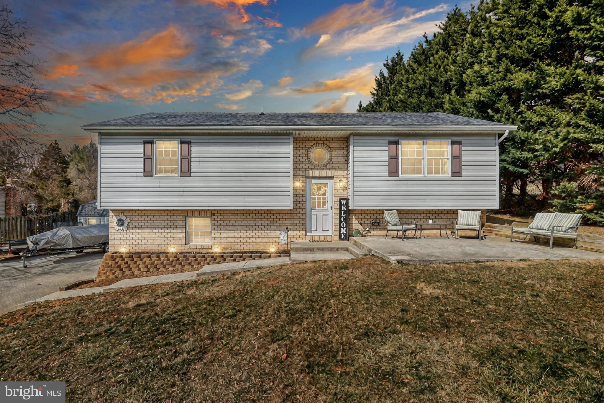 Now is your chance to snatch up this affordable home in a beautiful country setting in Spring Grove! Offering 3 bedrooms, 2.5 bathrooms, attached & oversized 2 car garage, tall ceilings in the lower level that can be fully finished or used as a game room or bonus room! Lots of space for storage! This Split level home sits on just about 3/4 of an acre which provides plenty of room for kids or dogs to run around and enjoy! The finished sun room off the kitchen leads you to the incredible deck that overlooks the above ground pool and private yard! Truly  a gem when it comes to entertaining especially in the summer! The Primary bedroom has its own private full bathroom which is so relaxing! This home has been VERY well taken care of by the owners. You have to check it out for yourself!