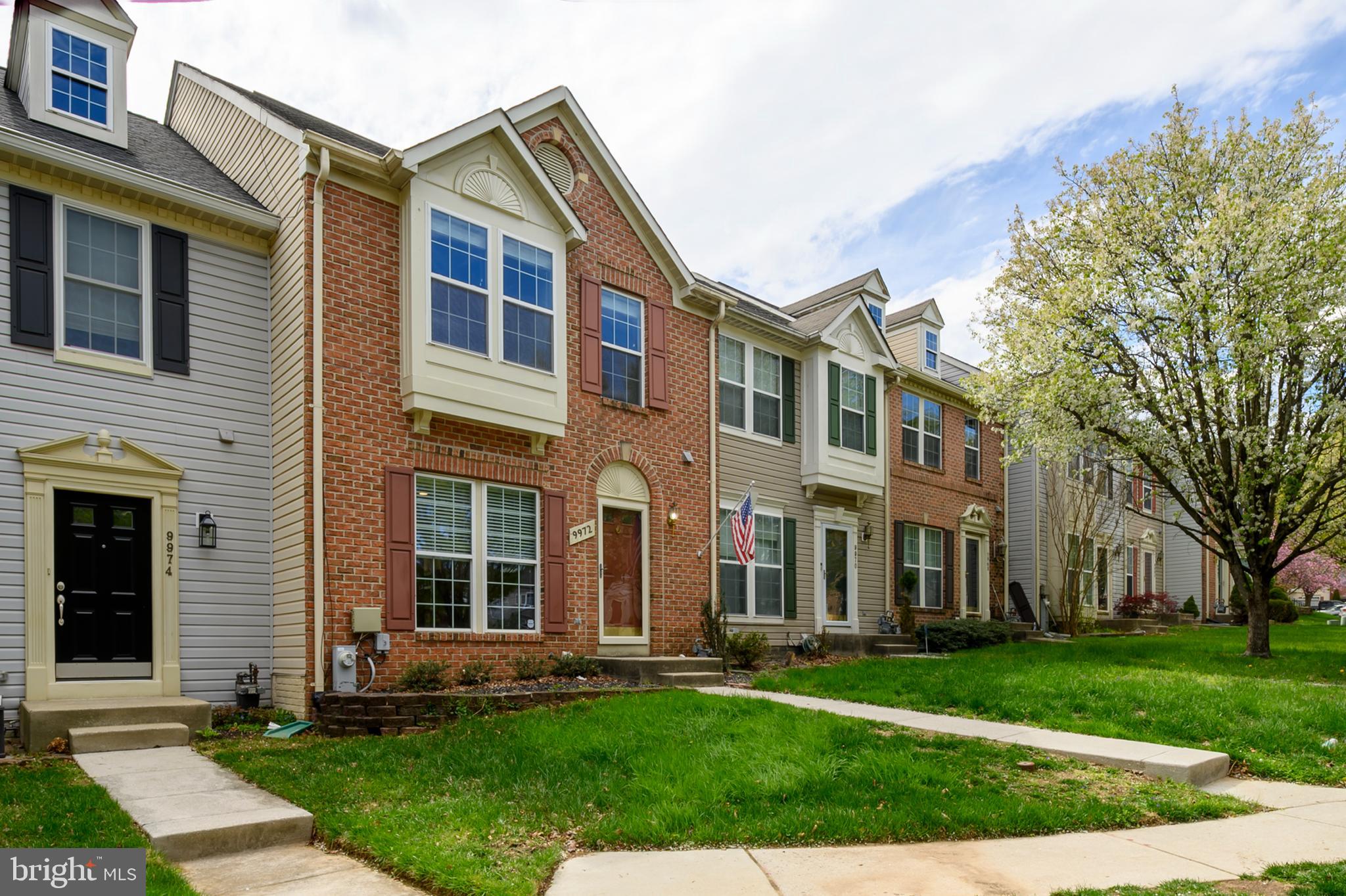 **Welcome to 9972 Sherwood Farm Road — Your Dream Home in the Heart of Owings Mills**
Nestled in the highly sought-after community of Oakside Community in Owings Mills, this beautifully updated interior brick townhome offers the perfect blend of modern elegance and everyday comfort. Boasting 3 spacious bedrooms, 2 full and 2 half baths, LVP flooring with a neutral tone and color throughout this home. Designed to impress and easy to maintain.  Step into a sunlit main level featuring an updated sophisticated  kitchen complete with stainless steel appliances: gas range stove, dishwasher, side by side refrigerator with ice and water dispensing, granite countertops, and ample cabinet space; pantry & an island — perfect for entertaining or everyday living. The open-concept layout flows seamlessly into the dining and living areas, offering stylish functionality throughout. Retreat to the upper level where you'll find generously sized bedrooms and renovated walkin sliding glass stone wrap enclosed bathrooms that exude luxury and sophistication. Owner suite includes a soaking tub with relaxing views of nature to promote relaxation and renewal.  Walk in closet is shelved to support organization and customization of your wardrobe. 
The finished basement provides valuable bonus space and is currently outfitted as a home gym —perfect for your wellness routine or future customization. Enjoy all the benefits of low-maintenance living in a prime location close to shopping, dining, walking trails, aquatic community pool, tennis court, tot lots and major commuter routes . Homes in Oakside rarely stay on the market — don’t miss this opportunity to own in one of Owings Mills’ most desirable communities.  Location. Luxury. Lifestyle. Your new chapter can start here.