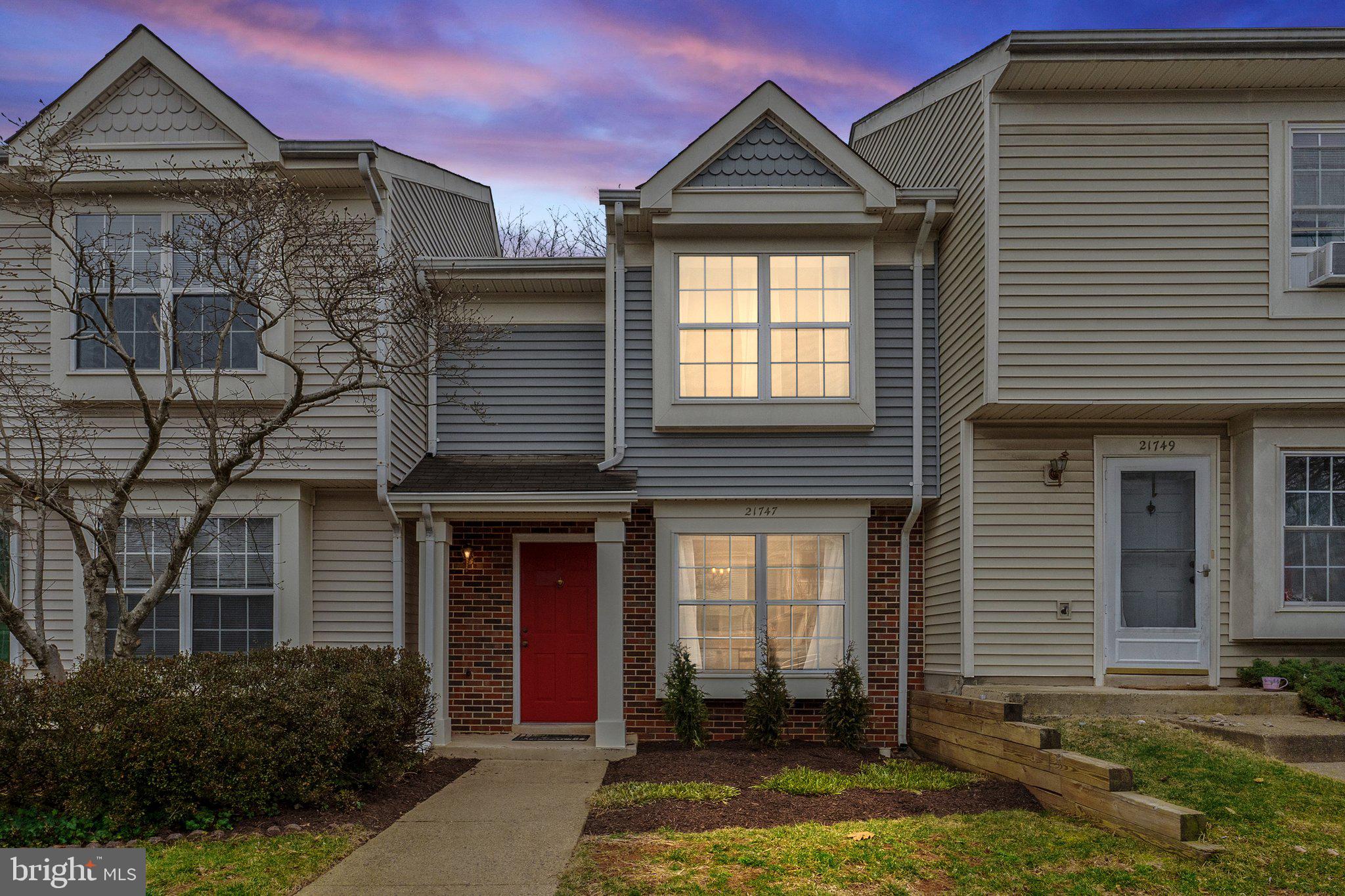 Welcome Home to 21747 Marigold Cir., Sterling VA 20164. This renovated 2-story townhome / condominium includes 2 Spacious Bedrooms, 1 Full Bath, 1 Half Bath and includes 1,078 Finished Sq Ft of Living space.  Home was renovated in 2025 that includes new kitchen refrigerator, dishwasher, new flooring throughout, upgraded sliding glass doors that lead out to the private / fenced back patio, and both the full and half bathroom have been renovated, along with a new fresh coat of paint throughout the home. High speed Internet is available through Verizon FIOS and Xfinity.

You Do Not Want to Miss Out on This One!!! LOCATION! LOCATION! LOCATION! This Townhome is Conveniently Located within Minutes to Restaurants, Major Shopping (Costco, Grocery Stores, Dulles Towne Center Mall, Target, Walmart, One Loudoun, Leesburg Premium Outlets, etc.), a Short Drive to Northern Virginia Community College Loudoun Campus, and is an Easy Commute to Washington DC (approximately 25 miles), Dulles International Airport, Metro Services via Silver Line Stations Now Open and Servicing Dulles Airport and Points West to Ashburn VA in Loudoun County, and are all Within Approximately a 15-20 minute drive.