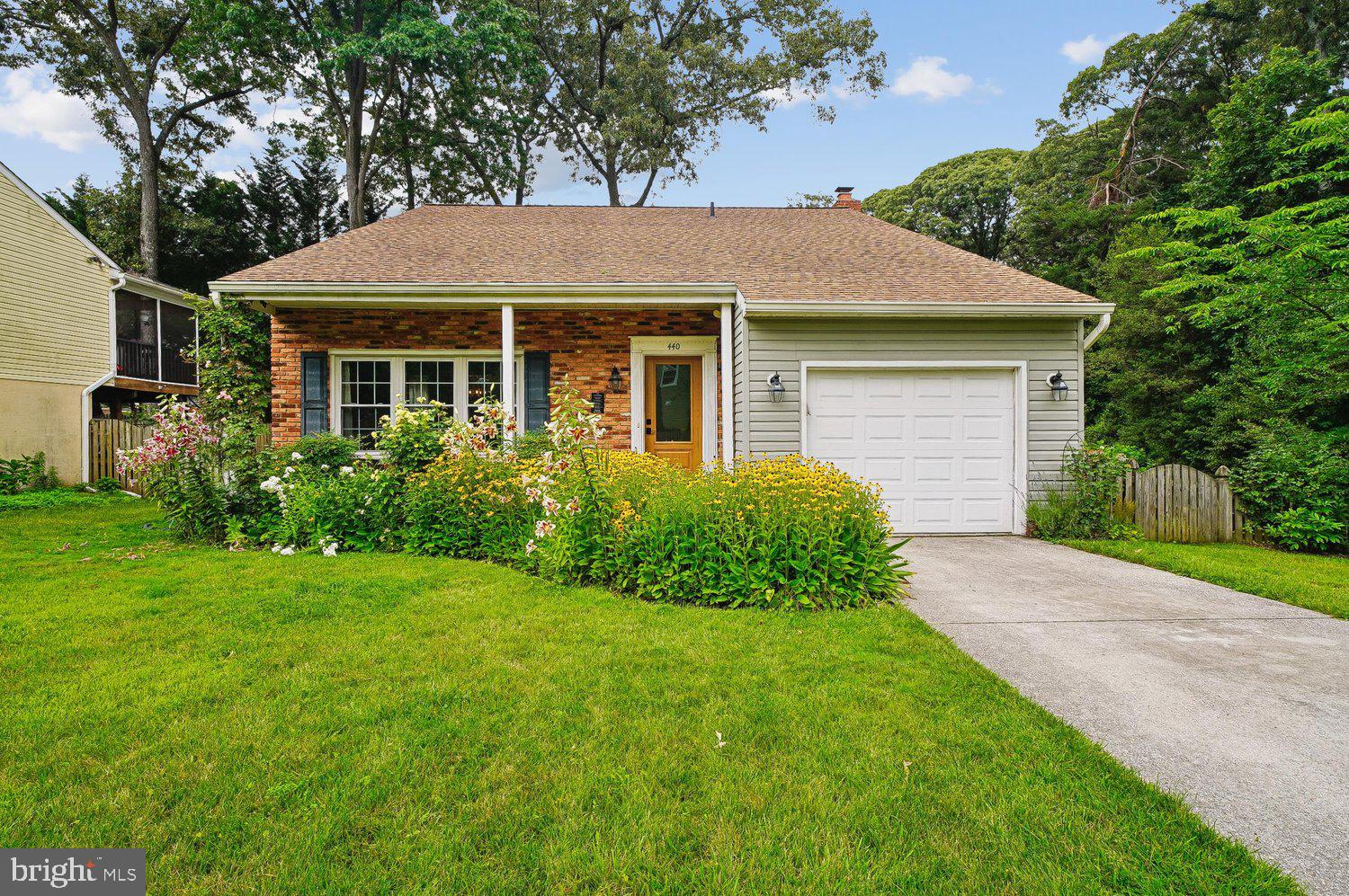 Open House Saturday, July 11 from 12:00-2:00.

Open House Saturday, July 11 from 12:00-2:00.
You will love this beautifully updated and charming home! Enjoy the welcoming screened porch overlooking a private and fenced backyard with a beautiful patio. Fantastic gourmet kitchen with new cabinetry, quartz counter and backsplash , GE Cafe induction stove, Zephyr range hood and updated appliances! Also on the main level you'll find the living room with vaulted ceiling, lovely dining room, family room with wood burning fireplace off the kitchen, powder room and office (can be converted back to main level laundry room).   On the second floor there are 4 bedrooms and 2 baths. The primary suite has a generous walk-in closet. Head to the basement for a beautifully designed lounging area with areas created for a pantry, craft area and the laundry room.  The Chartridge community has a wonderful community pool, picnic area, playground, basketball court and fields to play on.  The HOA dues include all of the amenities!  Severna Park Middle School is blocks away. Severna Park High School and Oak Hill Elementary are also nearby.  Enjoy this beautiful home and all the amenities and conveniences! 
Updates include: 2025-irrigation system, 2023 water heater, 2021 kitchen renovation, 2017 Marvin windows, 2017 roof replaced, 2016  Trane AC and gas furnace, 2014 fireplace lined, 2009 vinyl siding, 2009 radon mitigation system.