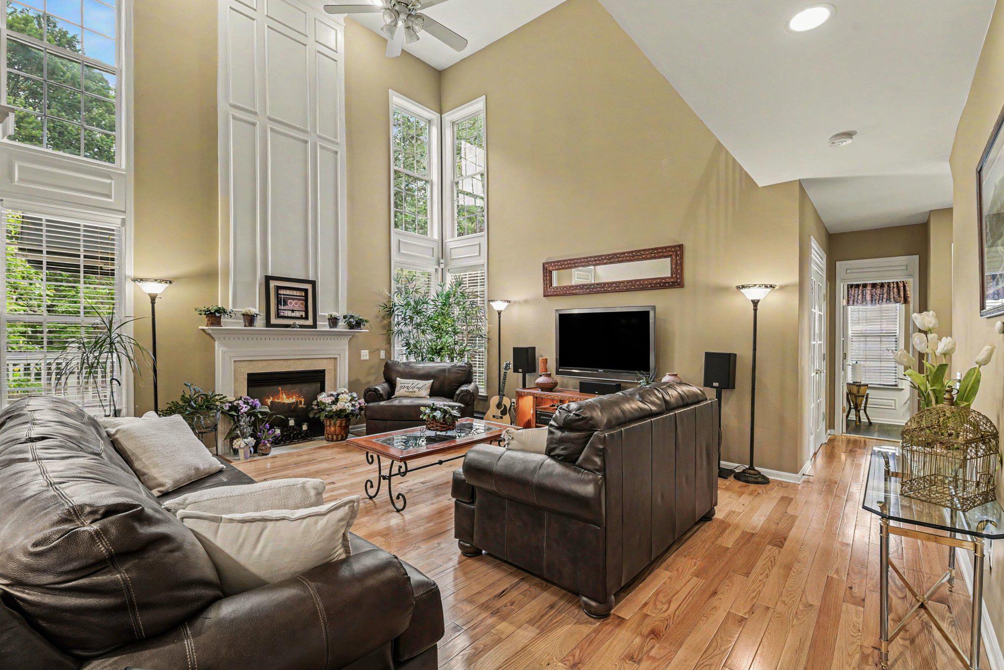 Tucked away on a private 1.21-acre homesite backing to mature trees, this exceptional Campus Lakes residence offers the space, amenities, and lifestyle today’s buyers rarely find in one home.
From the dramatic two-story foyer and soaring family room to the expansive finished lower level, every level of this home was designed for both everyday living and entertaining. The main level features a spacious kitchen with a large center island, stainless steel appliances, a sun-filled breakfast area, formal living and dining rooms, a private office, and convenient first-floor laundry.
Upstairs, you’ll find four generously sized bedrooms, including a spacious owner’s suite with a private bath and walk-in closet.
The finished lower level is truly a destination of its own, featuring a custom bar, media and recreation areas, fitness space, full bath with sauna, and a dedicated workshop area rarely found in today’s homes.
Step outside to enjoy peaceful wooded views from the screened porch or deck, creating the perfect setting for morning coffee, outdoor dining, or evening relaxation.
Additional highlights include two gas fireplaces, custom moldings, cedar closet, wall-mounted televisions that convey, theater seating that conveys, a two-car garage, and abundant storage throughout.
Offering nearly every feature buyers ask for—space, privacy, entertaining areas, and flexible living options—this is a home that must be experienced in person to fully appreciate.