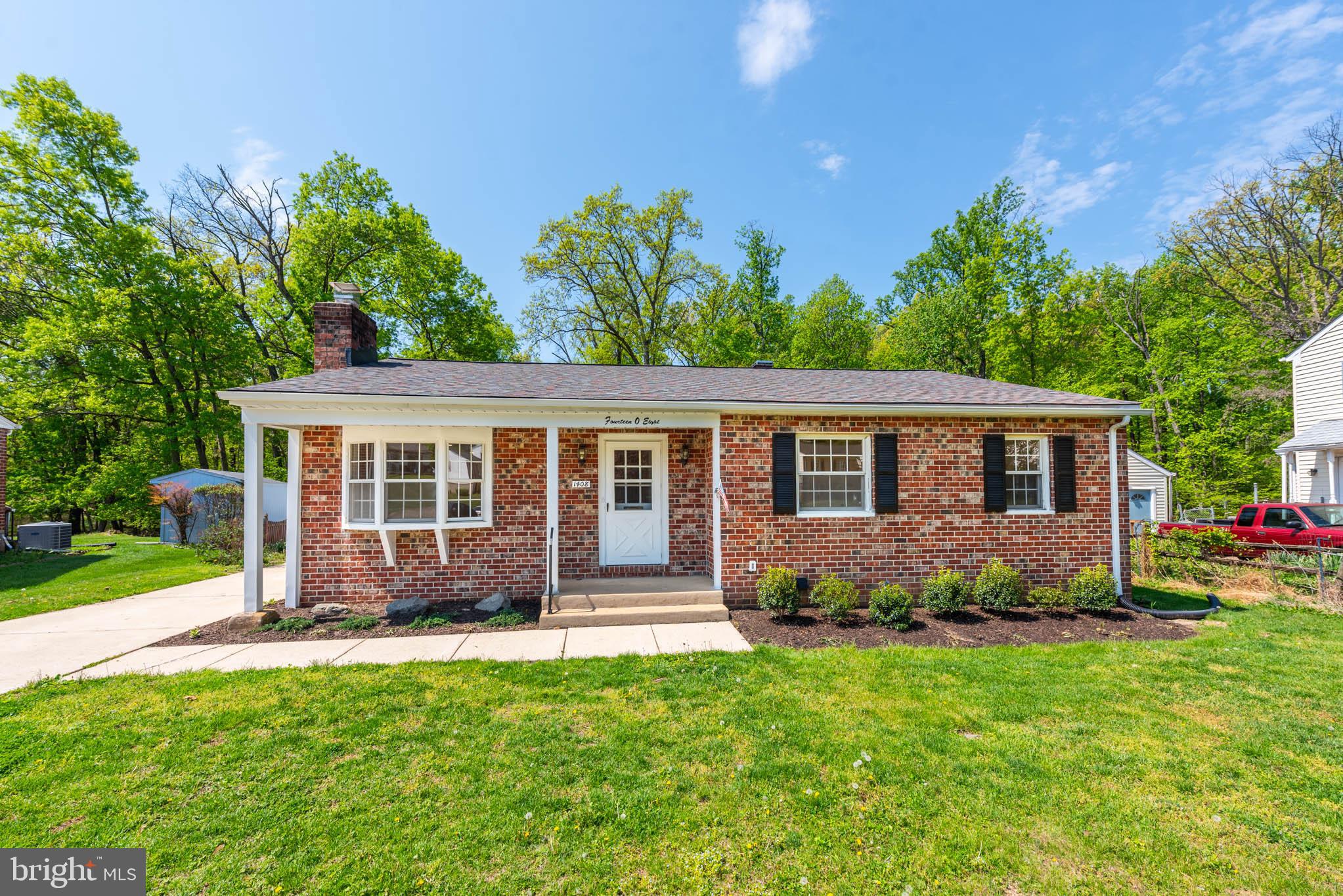 Stunning newly renovated rancher in highly desirable Catonsville offering over 2,500 sq. ft. of thoughtfully designed living space with high-end finishes throughout! This turnkey home features rich wood flooring and an open-concept main level filled with natural light, highlighted by a spacious living room and dining area that seamlessly connect to a beautifully appointed designer kitchen. The kitchen is a true centerpiece, showcasing sleek stainless steel appliances, Quartz countertops, custom cabinetry, and ample prep and gathering space—perfect for both everyday living and entertaining.  The main level offers a luxurious Primary bedroom suite complete with a private, spa-inspired full bath, along with two additional generously sized bedrooms and an updated hall bath featuring modern fixtures and finishes.  The fully finished lower level provides incredible versatility, featuring an expansive family room with a charming wood-burning fireplace, ideal for cozy nights or hosting guests. This level also includes a fourth bedroom, an additional full bath, and a dedicated laundry area, making it perfect for extended living or guest accommodations.  Step outside to enjoy the rear enclosed porch, a perfect spot for morning coffee or evening relaxation, all overlooking the spacious backyard with plenty of room for outdoor activities. The property is completed by a detached two-car garage and an extended driveway offering abundant off-street parking. Conveniently located just minutes from shopping, dining, and major commuter routes including I-695, I-70, and Route 40, this exceptional home combines modern upgrades with timeless comfort in a prime location!