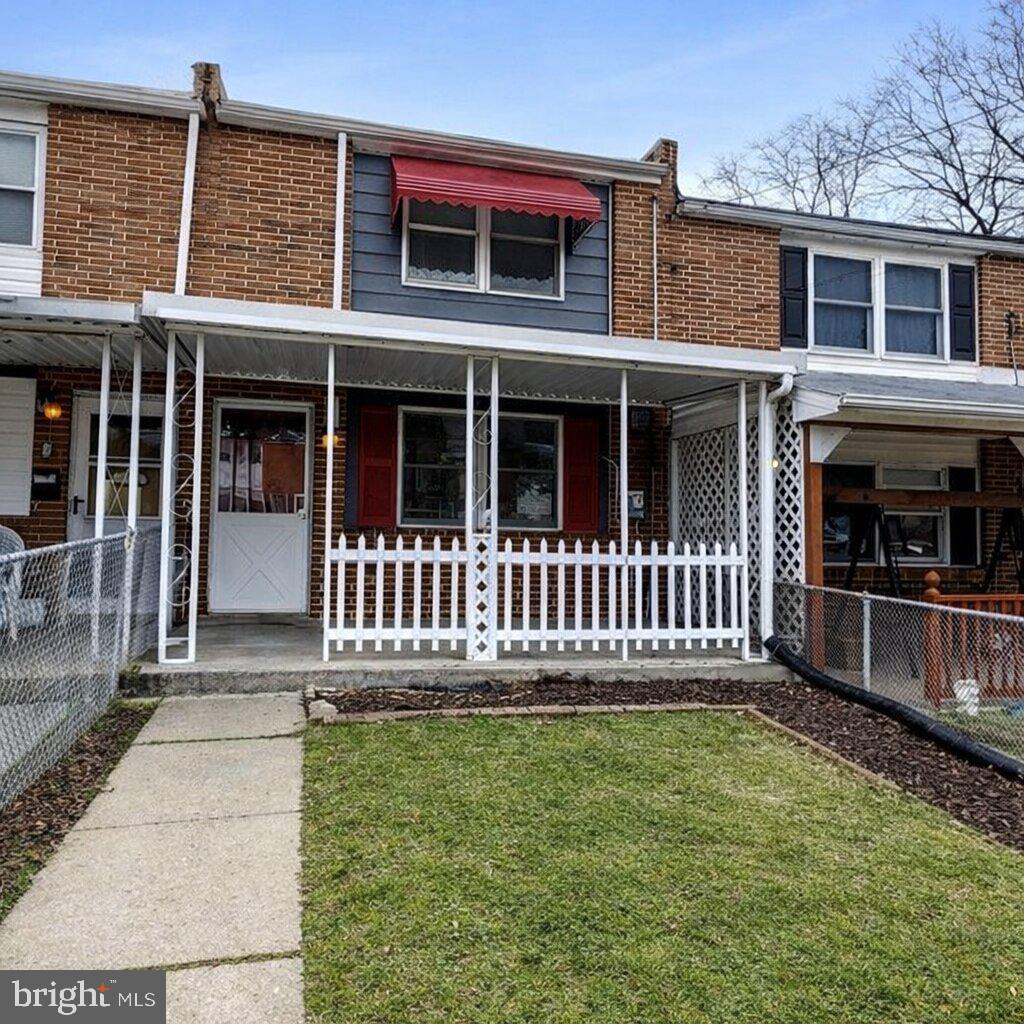 Welcome to this charming townhome in Riverview featuring 3 bedrooms, 1 full bath, and endless potential. Enjoy fully fenced front and rear yards, a deep backyard backing to peaceful wooded views, and a spacious storage shed/workshop perfect for hobbies, projects, or additional storage. Inside, the country-style kitchen offers select appliances, while built-in shelving and generous storage can be found throughout the home. Ideally located near schools, shopping, and major commuter routes including I-695 and I-295, providing easy access to downtown Baltimore, BWI Airport, and surrounding areas. Whether you're a first-time homebuyer or investor, this is a fantastic opportunity to build equity and make it your own!