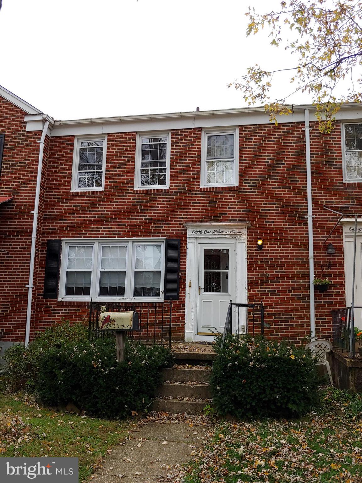 Convenient location near Towson, Large 3 Bedroom 2 full bath and a 1st floor flush, Hardwood floors throughout  the house, Newer windows, CAC, basement exit is at ground level, fenced in back yard with large parking area, full bath in basement,  pull down attic stairs to large storage area,, home needs TLC but would be perfect for the buyer looking for sweat-equity,  or to renovate. DO NOT USE DECK STEPS they are in need of repair/replacement ***AS IS***SELLER WILL MAKE NO REPAIRS***(no FHA contracts) any inspections are for information purpose only