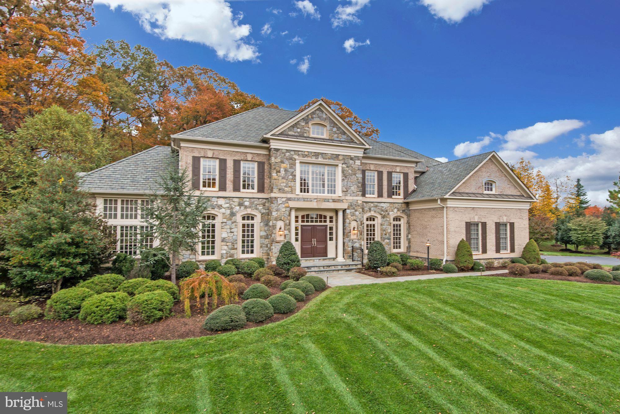 AN INCREDIBLE VALUE! Spectacular showpiece by Gulick Homes privately set at the end of a cul-de-sac on 1.75 acres! Stunning southern exposure. 10,000+ SF floor plan. Gourmet kitchen, glorious family rm, calming sun rm, bright conservatory. 7BR/7.5BA including a grand Master Bedroom, separate UL in-law suite + finished lower level ideal for entertaining. 4-car garage. Prime lot for a pool!
