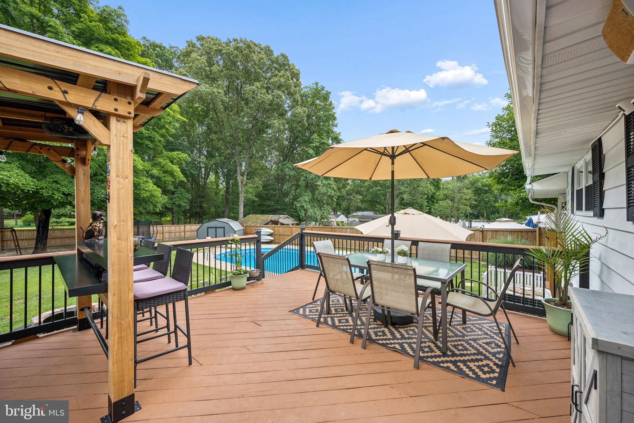 Welcome home to your new private retreat! Located in the water privileged neighborhood of Chelsea Beach, this home is waiting for you to make new memories! Step inside to open concept living filled with natural light from the large front window and hardwood floors. Off to the side of the house you have your own primary suite, and two other bedrooms with a full bath. The basement is fully finished to offer additional living and entertaining space. The star of the show is the backyard- a large, FLAT lot with an inground pool, updated deck with custom built in in bar, fire pit, and plenty of room for any activities you want to add! These owners have maintained and kept this home extremely well, but they are offering its new owner a home warranty for added piece of mind!
