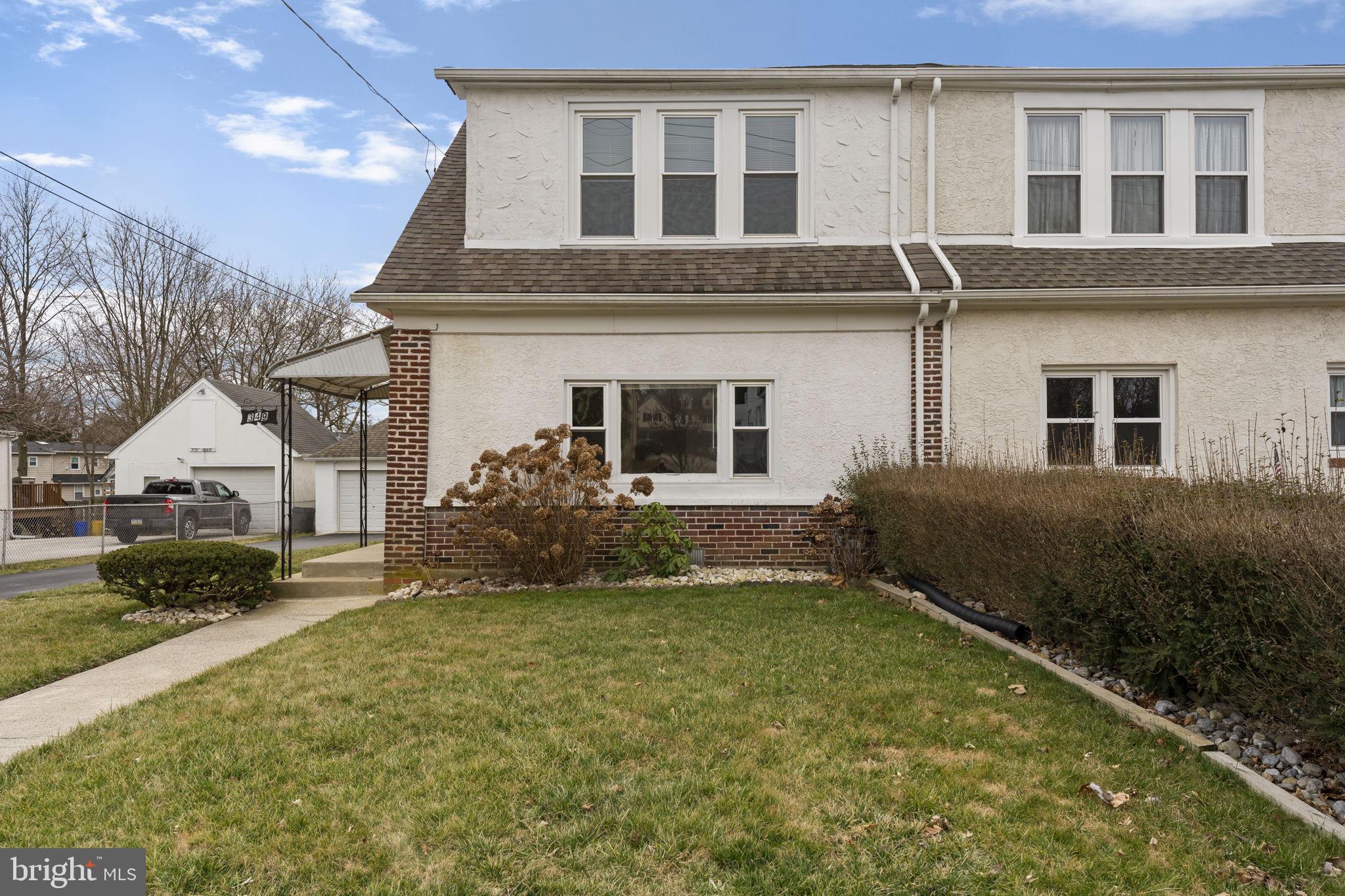 Available 5/1!  Welcome to 349 Morris Rd, a light, bright, recently RENOVATED twin in a terrific Wayne location. Newer kitchen with granite countertops, 3-stool breakfast bar, new stainless steel appliances with gas cooking. The 1st floor is completed by the newer powder room. Upstairs you'll find 3 bedrooms and a newer bathroom with granite vanity top and tub/shower combo. Closets have been added to 2 of the bedrooms. The first floor has an office/den in front, living room, and new large kitchen with room for a table. Out back is a covered porch with 2 ceiling fans for those summer nights. The lower level is where you'll find the laundry, plenty of room for storage, and has outside walk-up. Last, but not least you have the detached 1-car garage with electric opener. Morris Rd is minutes to Wayne shops, restaurants, and of course the train station, as well as the Radnor walking trail and local parks. No smoking. No pets.