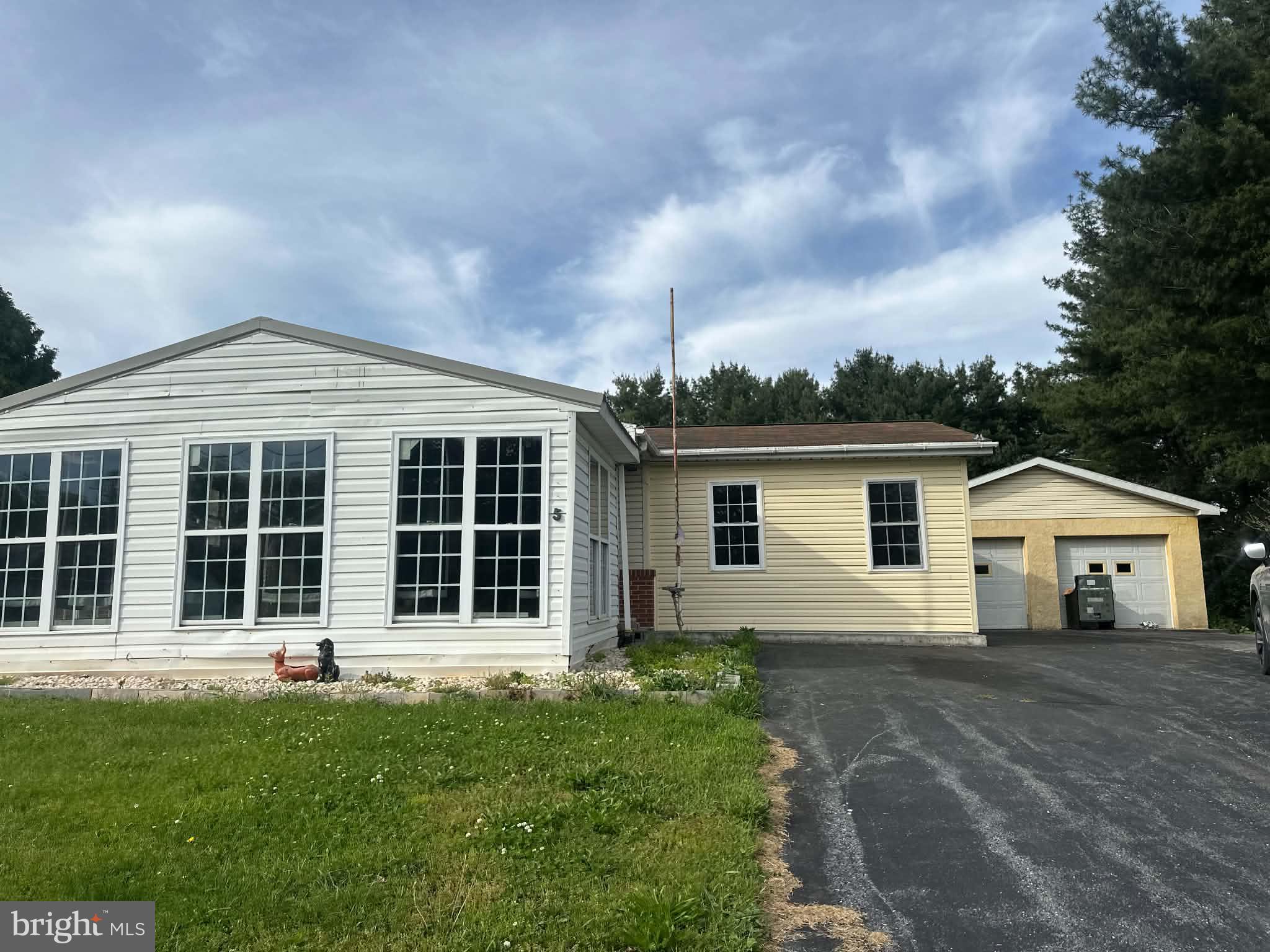 Calling all investors or buyers looking for a smart opportunity! This property is full of potential and already features some key updates, including a new master suite and updated flooring. Situated on a beautiful lot just shy of half an acre in the rolling countryside of Shippensburg, this ranch-style home offers over 1,300 square feet of living space. Buyers are required to check the square footage. 

Inside, you’ll find a spacious living room, an eat-in kitchen, three bedrooms, and two full bathrooms. The original attached garage has been converted into a primary bedroom, adding additional living space—buyers are encouraged to verify permits and intended use.

The lower level features a fully finished basement with a half bath, generous storage space, and a wood stove.

Outside, the property continues to impress with two detached garages, multiple sheds, and a large shed offering plenty of space for storage, hobbies, or business use.

With some finishing touches and updates, this property has strong potential for an excellent return on investment. The property is being sold as-is. Call today to learn more or to schedule your private tour!