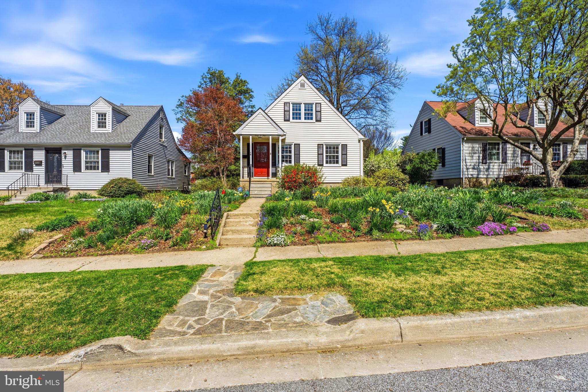 Under contract and had to cancel the Open House!
Welcome to this beautifully maintained and thoughtfully updated 3 bedroom, 1.5 bath home in Greenbrier!   From the moment you arrive, you'll appreciate the lush landscaping, backyard privacy, and inviting curb appeal in this walkable neighborhood.    Inside, the light filled rooms throughout the first and second levels shine with refurnished hardwood floors.  The home dazzles with a fully updated extra-large galley kitchen with solid wood cabinetry, stainless steel appliances (GE profile convection oven & 36 inch French door refrigerator!), and quartz countertops.   Outdoor access is easy through new ProVia entry doors, or relax and enjoy garden views out the new oversized awning window in the kitchen.    Home has a newer electric panel, upgraded electrical (lots of outlets, quiet rocker switches, & Lutron dimmer switches!), and a newer (2022) HVAC system with a platinum carbon UV air purification system.    Enjoy energy efficiency as all the custom Hunter Douglas window shades throughout the home are staying!     Home boasts a first floor master and two spacious second floor bedrooms that share a hallway ¼ bath.    The flexible basement provides a large recreation area with new glass block windows, 12x24 porcelain tile, bright LED lighting, and a convenient half bath.   Additional improvements include basement waterproofing, new insulation, upgraded Hudson Valley lighting fixtures, and run-so-quiet Atlas fans in the upstairs bedrooms.    A large attic antenna provides free digital TV,  a cedar closet in the upstairs bedroom adds character and convenience, and hardwired smoke detectors on all levels provide safety.   Step outside to a gorgeous yard with mature trees perfect for entertaining or unwinding.   Privacy is yours to have in this backyard or alternatively adventure out to local restaurants and entertainment a short walk away.   Location, Location, Location!   This home truly checks all the boxes!