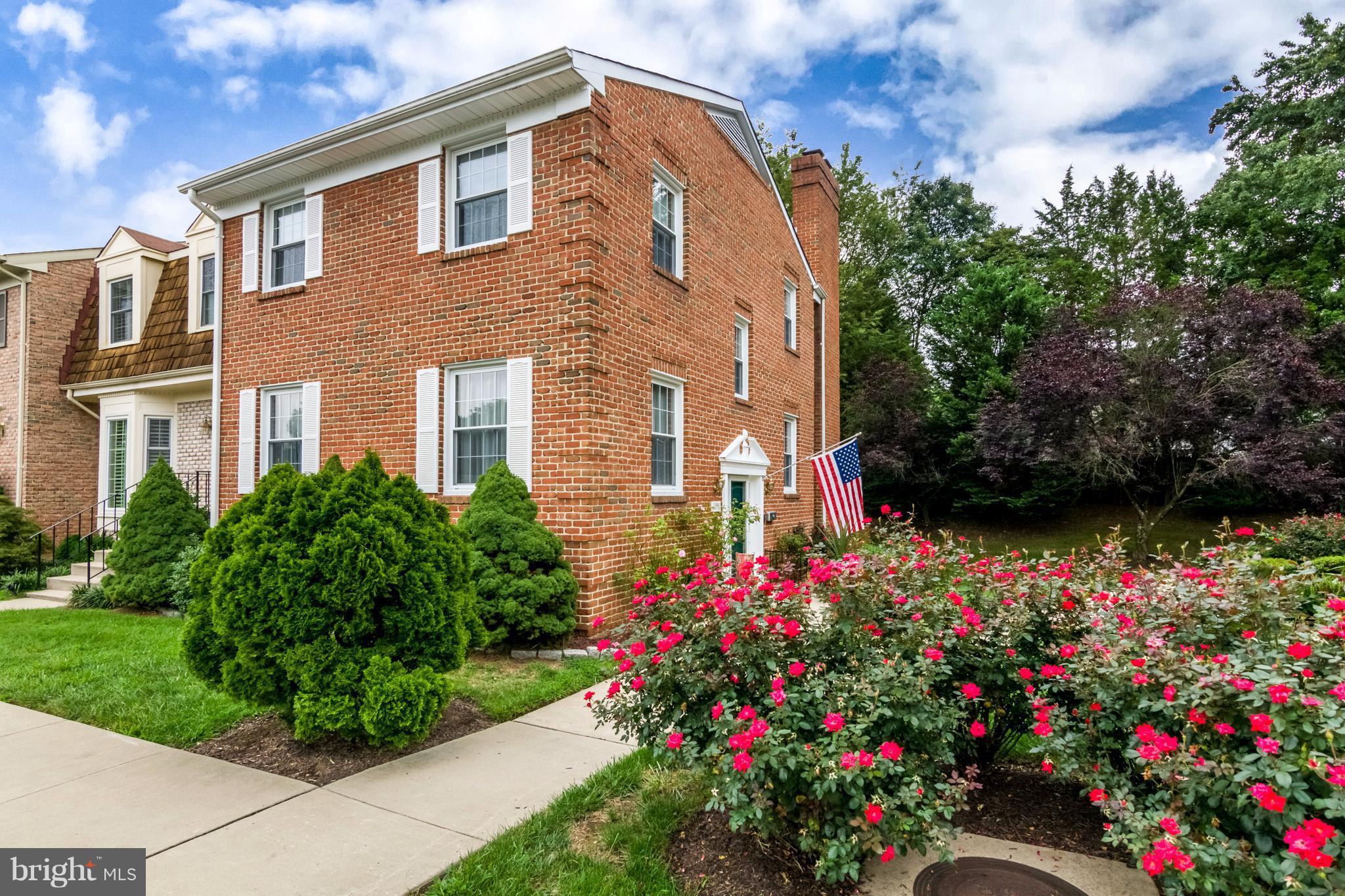 Brick front end unit townhouse in Charing Cross. Main level features open floor plan, hard wood floors, granite counter, fireplace, separate living room & recessed lighting.  Upstairs features 4 bedrooms.  Master suite w/walk in closet & updated bathroom.  Lower level with wood stove and french doors leading to private yard with patio, hot tub, and fence. Roof to be replaced 8/17. HMS Warranty.