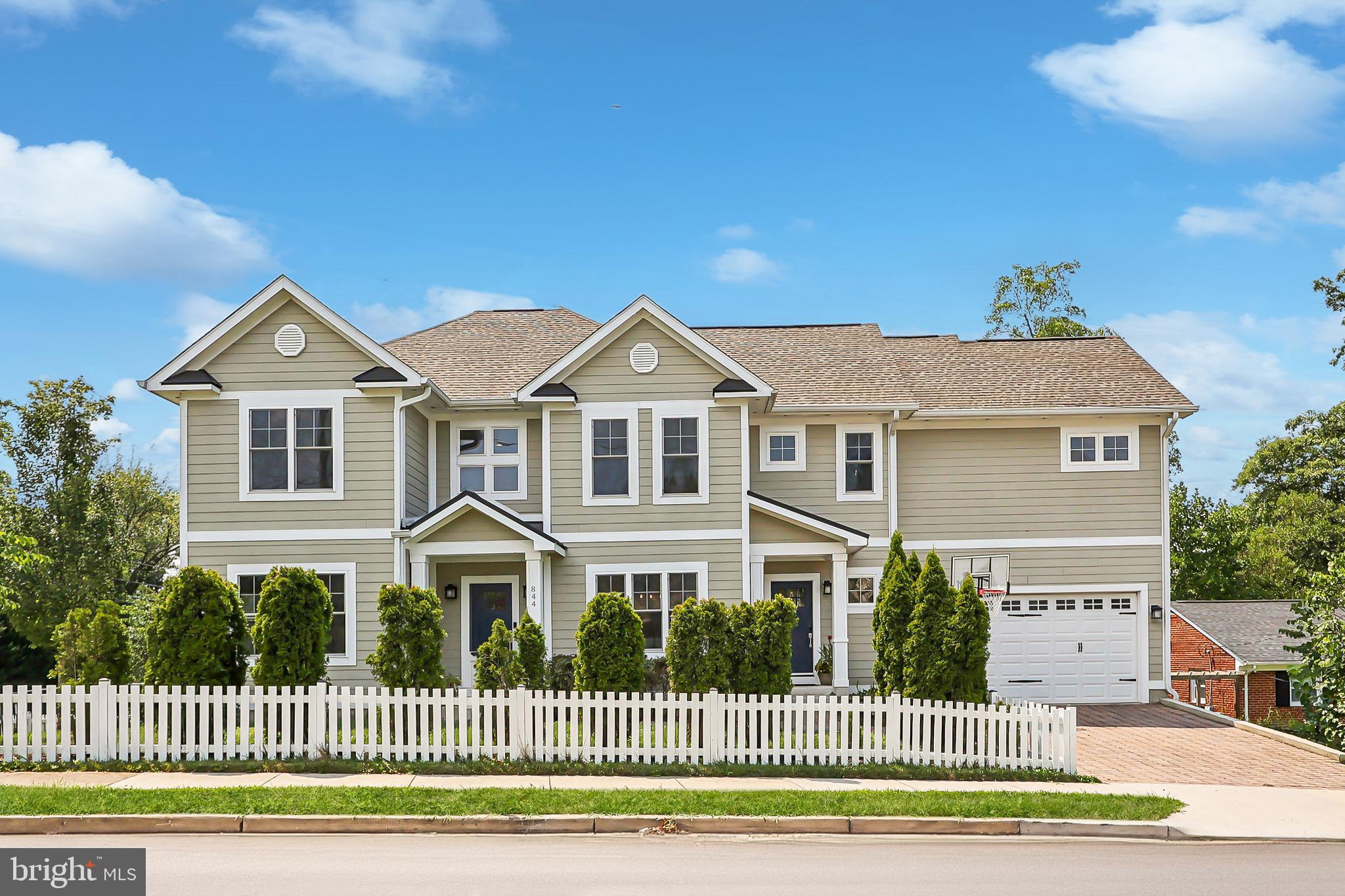 Coming Soon! Welcome to 844 N Jacksonville St, a 6BR/5BA Craftsman home built in 2015, featuring over 4,000 sq ft of modern finishes. This smart and flexible floor plan includes a main level bedroom and full bath, a separate home office, and is ideal for multigenerational living. Highlights include a gourmet kitchen with access to a rear deck, a walkout basement, a spacious mudroom with a second front entrance, and a 2-car garage. Conveniently located less than a mile from Ballston, near Bluemont and Bon Air Parks, with easy access to metro and major commuter routes. Don’t miss this unique opportunity and one of the best values in North Arlington! Stay tuned for more photos, information, and open house dates.