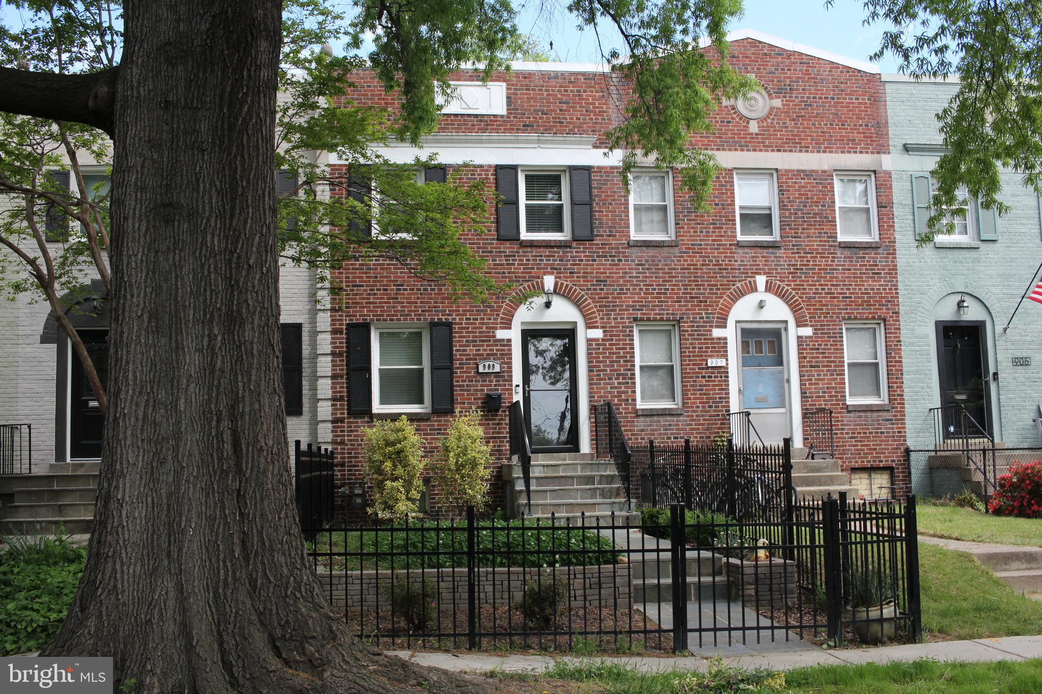 Welcome home where charm and the walkability of Old Town collide!  The 3-4 bedroom/2 bath home boasts modern updates throughout while maintaining character. Arched doorway, tile floor and backsplash, custom cabinets, stainless appliances, and quartz counters in the kitchen. Renovated bathroom and wood floors throughout!  This beautifully maintained property features a spacious finished basement—perfect for a home office, gym, or additional bedroom or living space. Enjoy outdoor living with a fully fenced backyard, complete with a deck. Nestled in a highly walkable community, you'll love being close to the Metro, boutique shops, vibrant restaurants, and all that historic Old Town has to offer. This one is a keeper!
