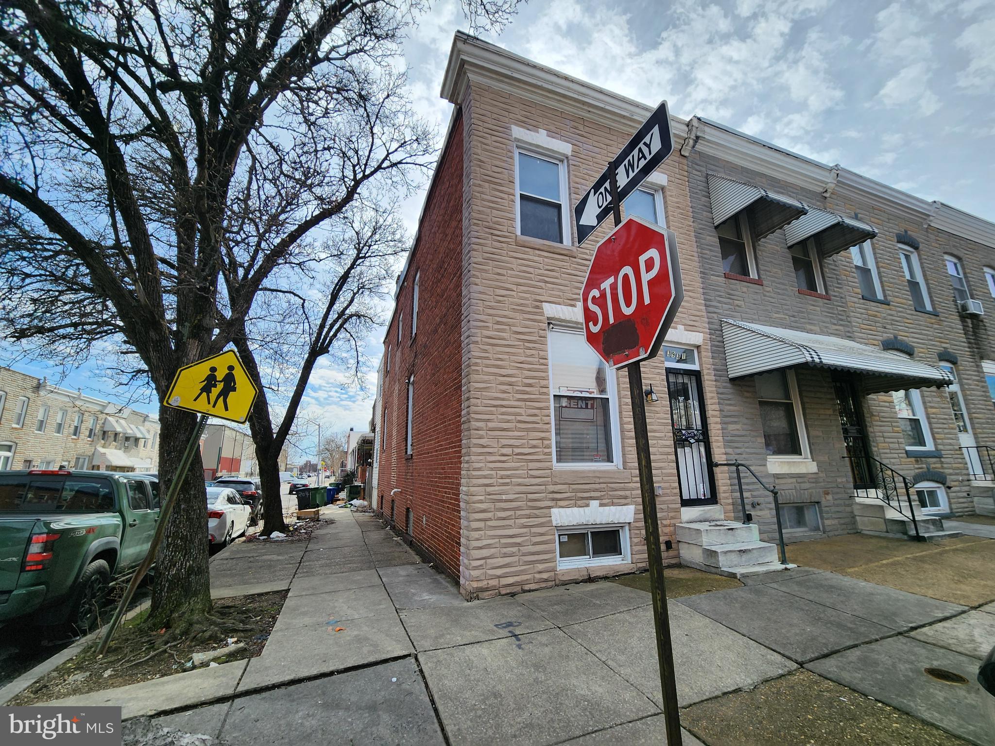 Post Auction - Make an offer, buy now! Deposit: $20,000.

This two-story end-unit townhouse is located in the Highlandtown neighborhood of Baltimore City. Residents can enjoy the nearby facilities and amenities such as the Patterson Park, Johns Hopkins Bayview Medical Center, and The Shops at Canton Crossing. The property features hardwood floors, recessed lighting, and an exposed brick accent wall. The open layout flows into a spacious kitchen with countertops, stainless steel appliances, and ample cabinetry. One of the rooms on the upper floor offers access to a private rear deck, offering valuable outdoor living in the heart of the city. This property is vacant and its location offers access to major traffic arteries including Pratt Street and Pulaski Highway (U.S. Route 40).