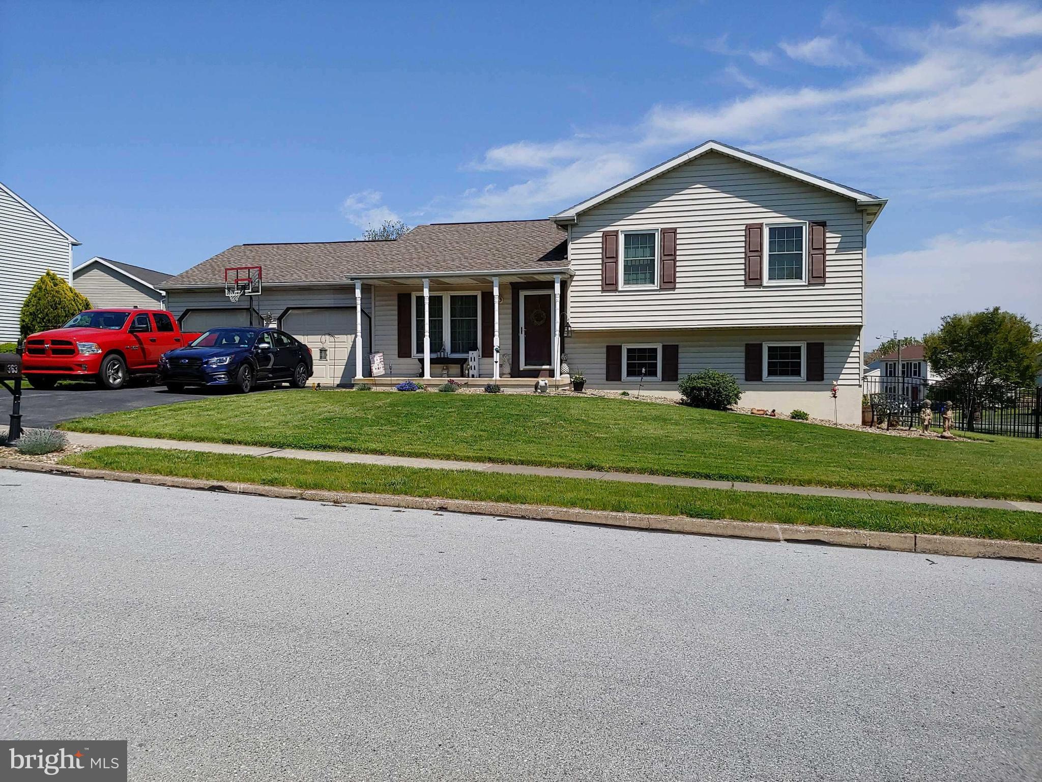 Check out this move in ready home , minutes from Hershey, with many improvements since 2016 including newer flooring, countertops, updated Baths, Roof & solar fans, Radon Mitigation system, large 12x18 Shed with electric, Deck, Patio, sidewalks, fence, extensive Landscaping, insulated Garage with Cabinets added, split systems for more efficient heating & cooling.  All Kitchen Appliances convey, as well as Washer & Dryer.  Unfinished basement for additional storage space.  Very close to Medical Center & all major highways.