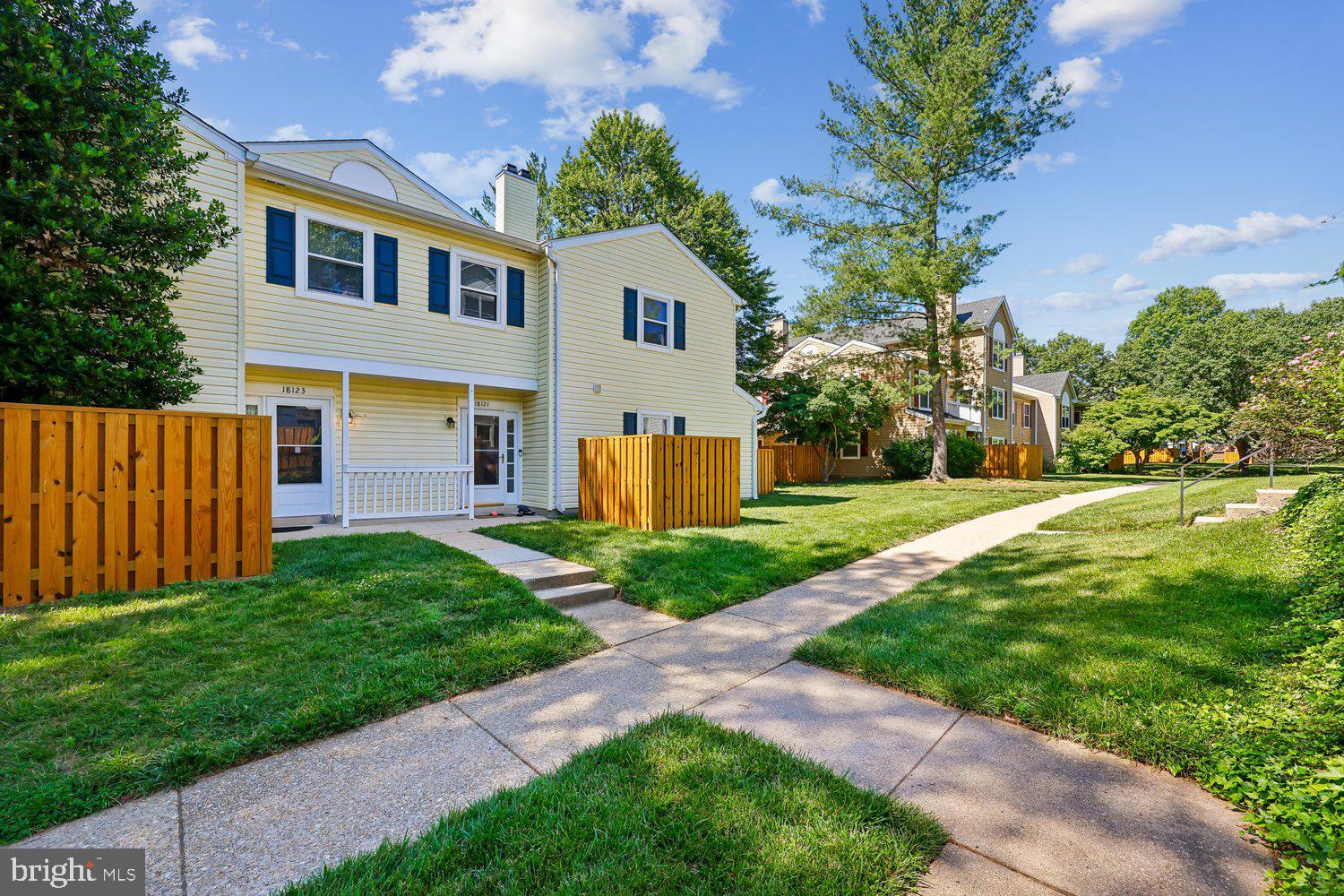 Welcome home to this rarely available two-level condo featuring a ground-level entrance, thoughtful updates, exceptional storage, and outstanding value with a very low condo fee.  Beautifully maintained and truly move-in ready, this home offers comfort, convenience, and a prime Olney location.

Natural light fills the home through windows on two sides, enhancing the open yet well-defined layout with comfortable living and dining spaces.  The flexible floor plan includes a spacious bedroom and full bath on the main level, with a second generously sized bedroom and full bath upstairs, providing added privacy and versatility.  The corner fireplace is a welcome addition on a wintry night.

The remodeled kitchen features granite countertops with a coordinating granite backsplash, stainless steel appliances, luxury vinyl plank flooring, and abundant cabinetry.  Other major improvements completed within the past several years include the windows, like-new carpeting, and the outdoor HVAC unit.  More recent updates include fresh paint throughout, a new water heater, a new thermostat, and new light fixtures in nearly every room.

Exceptional closet space sets this home apart, with three walk-in closets on the main level in addition to double closets in both bedroom, offering rare storage capacity and everyday convenience.  Just outside, a charming brick patio overlooks peaceful green space and provides a relaxing spot to enjoy your morning coffee or unwind at the end of the day.

Residents enjoy an exceptionally low condo fee of just $242 per month, along with the benefits of a well-managed condominium association that has already completed major improvements including roofs, siding, and fencing WITHOUT special assessments.  As part of the Homeland Village HOA, amenities include a community pool, tennis courts, playgrounds, and beautifully maintained green spaces, all in a highly convenient location close to shopping, dining, well-ranked schools, parks, and commuter routes.

Whether you're a first-time buyer, downsizing, or simply looking for a well-cared for home in a great location, this condo is a wonderful place to call home.