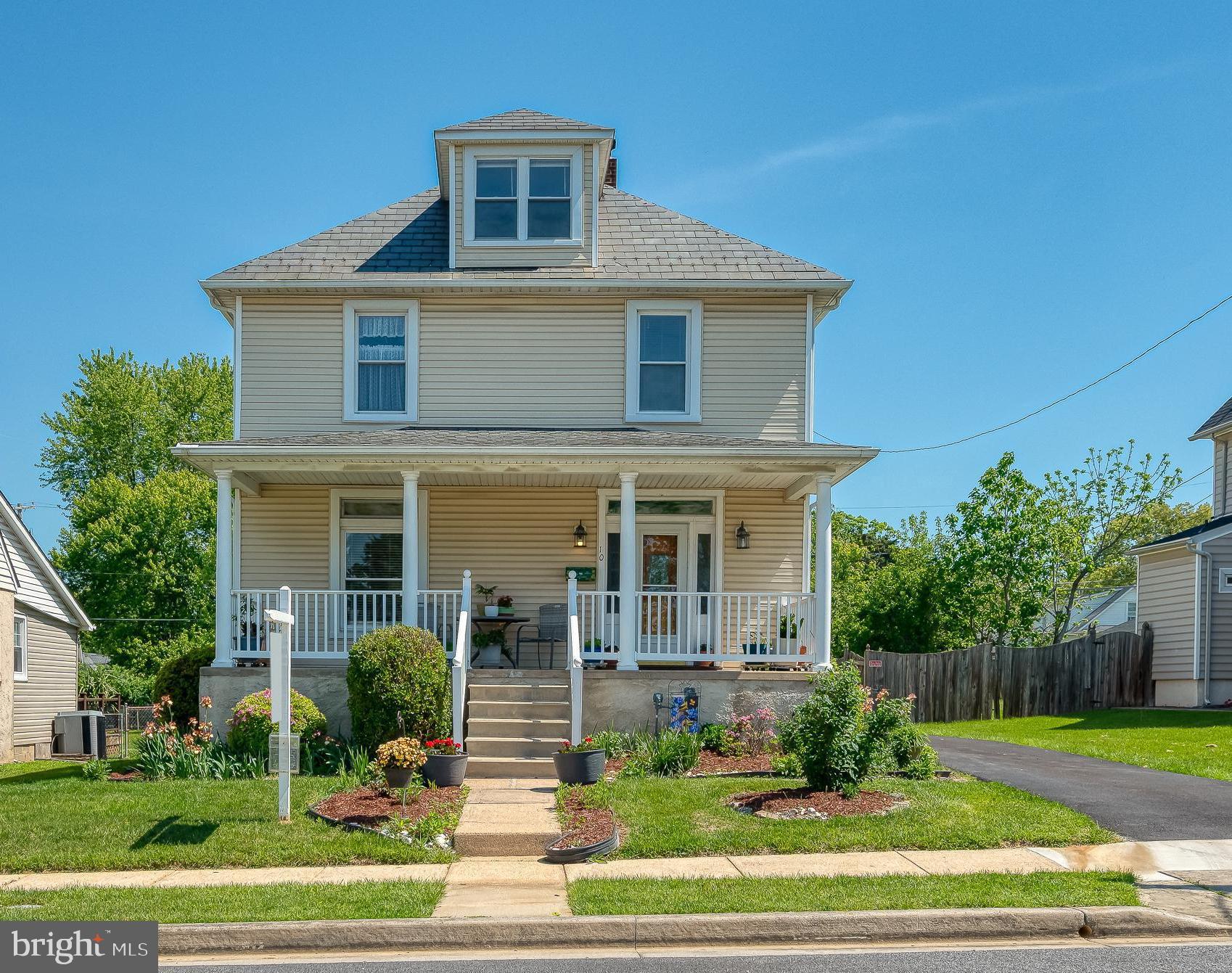 Welcome to 10 Elmont Ave—a home full of timeless character and modern comfort. This charming property offers 5 bedrooms and 2 full baths, including the highly sought-after main-level bedroom, full bath, and laundry for ultimate convenience.
From the moment you arrive, you’ll be drawn to the inviting large front porch, perfect for relaxing and enjoying the home’s classic appeal. Inside, you’ll find a beautiful blend of historic charm and functionality, enhanced by features such as a walk-in pantry, quartz counter, updated electric panel, and a durable slate roof known for its longevity. The home also offers 2-zone heating for efficient comfort throughout.
The finished attic space provides incredible flexibility—ideal for a potential 6th bedroom, home office, or bonus living area to suit your needs. Step outside to enjoy the maintenance-free deck, perfect for easy outdoor living and entertaining, along with a new driveway offering off-street parking.
Located at the end of the street, you’ll love having access to a beautiful 14-acre park, creating a peaceful setting with space for recreation, walking trails, and everyday enjoyment just steps from your door.
This home offers the perfect blend of historic charm, space, and thoughtful updates in a truly special setting—don’t miss it!