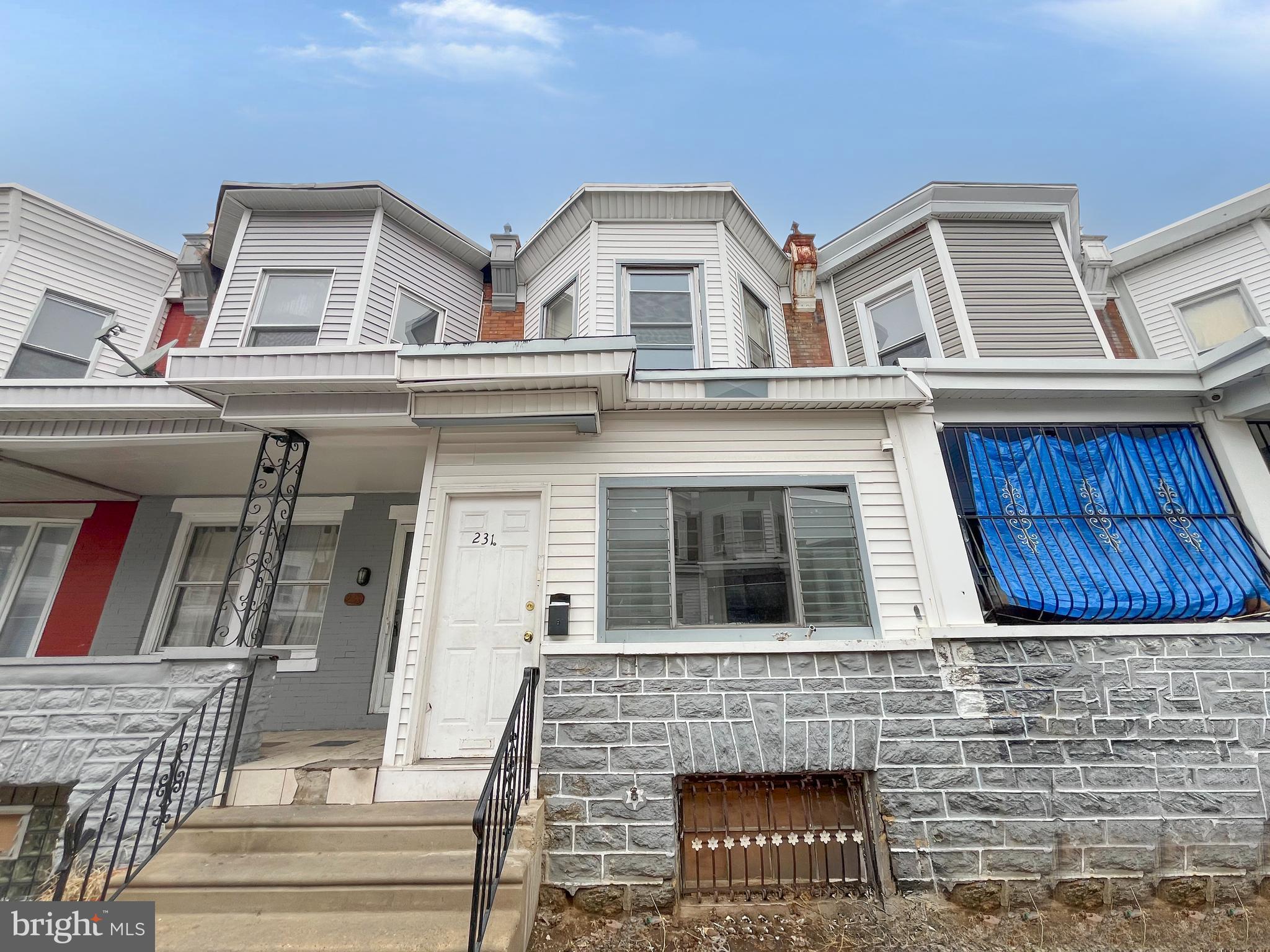 Welcome to a great investment opportunity in the heart of the Olney section of Philadelphia. This two-story rowhome features a living room, dining room, and kitchen with walk-out access to a fenced rear yard. The upper level offers three bedrooms and one full bathroom. Additional highlights include a full unfinished basement and a quiet, tree-lined street location. Conveniently situated near local restaurants, shopping, and public transportation.