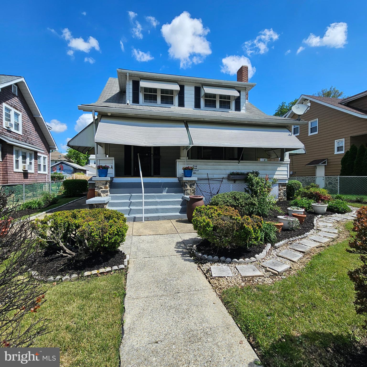 Welcome to the Estate Sale of 4302 Ethland Ave in Baltimore’s Gwynn Oak/Forest Park area. This charming Cape Code home has been owned by the same family since 1961, reflecting generations of pride in ownership. The home features a bright and open floor plan, 4 Bedrooms (however, the fourth bedroom is currently being used as a laundry area, as the closet has been converted to accommodate a front-loading washer and dryer which can easily be converted back to a traditional bedroom), 2 full Bathrooms, two additions (Family and Sunroom), an estimated 2,100+ sq. ft. of living space, 2 fireplaces, skylights, custom built-ins and blinds throughout, a full basement, rear concrete 2 car parking pad, shed, and fully fenced yard. The MAIN LEVEL features: Foyer entrance with engineered hardwood flooring opens to the formal Living Room with fireplace, large window, built-in shelving, crown molding, and hardwood floor under carpet; a formal Dining Room with built-in storage underneath large window with two side casement windows that crank open, allowing for natural light and ventilation, crown and chair molding, a closet, hardwood under carpet, and double French doors leading to a spacious custom Family Room. The custom Family room includes a bricked-in gas fireplace, butler’s pantry, mirrored wall, skylights with custom blinds, ceiling fan, ceramic tile flooring, and access to a uniquely designed full bath with jacuzzi tub, separate stand-up shower, bidet, custom vanity with sink, mirrored walls, and ceramic tile finishes. The Kitchen offers a stove,  dishwasher, built-in pantry, ceiling fan, tile flooring, and a back door leading to the rear yard. The Sunroom features ceramic/stone tile flooring, custom vertical blinds, ceiling fan, Anderson sliding door to enter and exit Family Room, and side door provides access to the concrete parking pad and fenced yard. The UPPER LEVEL features: four Bedrooms with beautiful custom engineered hardwood floors, ceiling fans, custom radiator covers and some built-ins; third Bedroom has built-in storage and cedar wood closet; fourth Bedroom converted into bedroom-level Laundry room with front-loading washer and dryer and tiled flooring; and full Bathroom with linen closet and tiled floor. The LOWER LEVEL offers a large open area with blocked windows, concrete floors, and partial sheet-rocked walls, ready for future finishing. OUTSIDE features: a covered front porch; established blooms and perennials surrounding the home; exterior protective hood/covering over lower level access; and a fenced yard with potted plants alongside the concrete parking pad. Though dated, the home is clean, solid, and ready for the perfect buyer looking to personalize over time. Conveniently located minutes from historic Forest Park Golf Course, shopping, and major commuter routes.  Open House with a combined Estate sale Saturday, May 2nd, 12:00 PM - 4 PM.