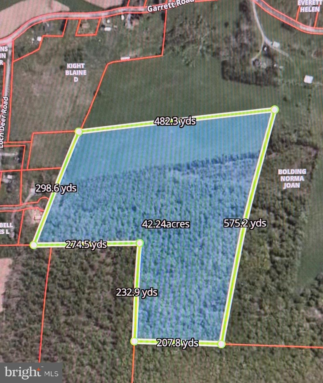 42 Acres of un-zoned mostly wooded property located near Oakland and Deep Creek Lake MD.   The property offers great opportunities for a variety of uses and also provides great views.  Access to the property is off of Garrett Road via Loch Deer Road.  The property has been surveyed.
