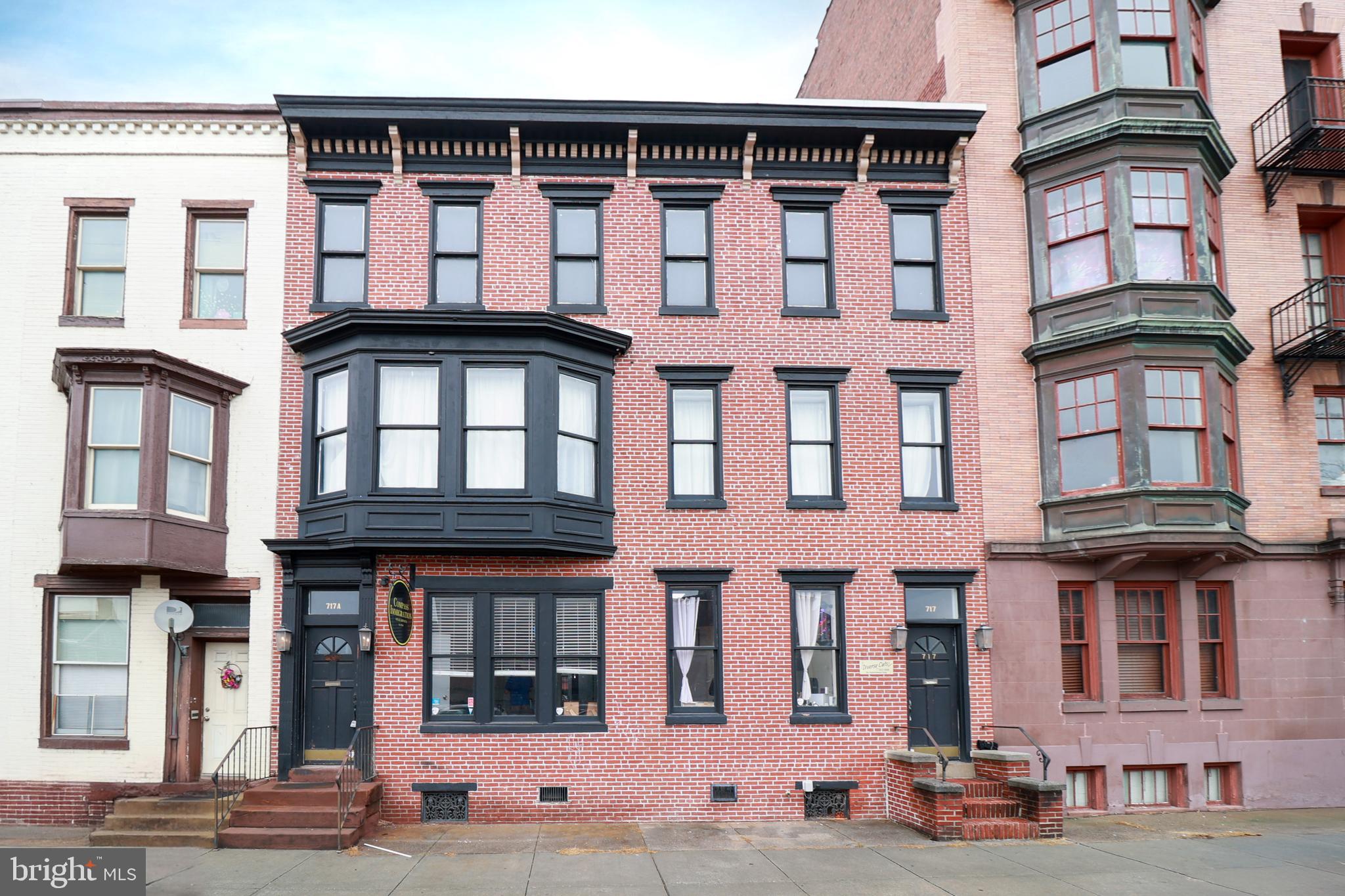Prime investment opportunity to own this recently renovated, fully occupied, 4-unit building very close to the Capital Complex in Harrisburg, Dauphin County Courthouse, other government offices, and many restaurants and cafes. This property features two 3-bedroom apartments that are on long-term leases. The two apartments were fully renovated in 2024. The main level has an office with three meeting rooms and a barbershop that has its own entrance and is now being used as additional office. 6 private parking spots are located at the rear of the property which can be rented for additional income. This property offers a reliable income-generating asset in a promising market. It is just the right addition to any investment portfolio. Schedule a viewing and learn more about this fantastic investment opportunity!