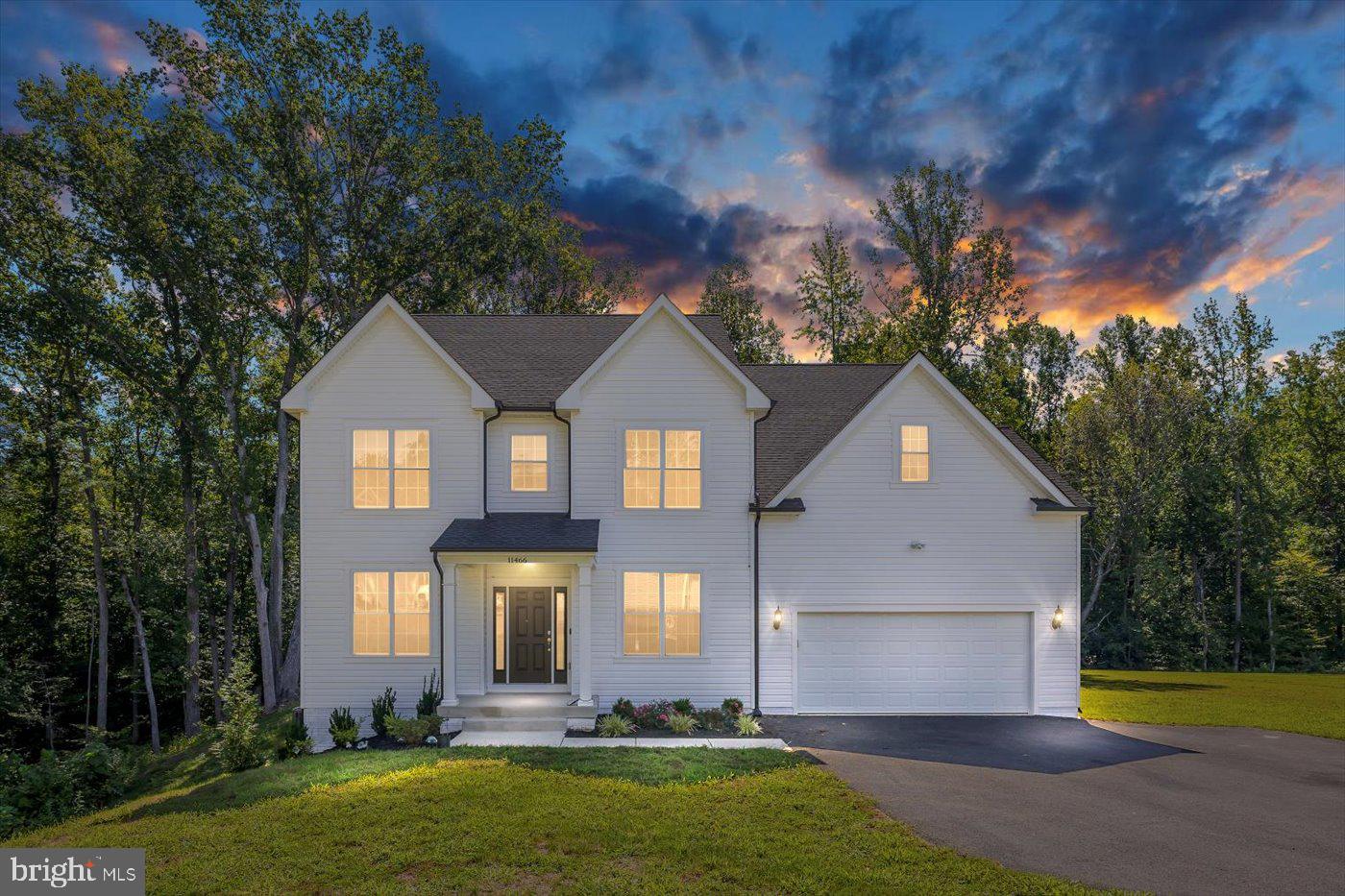 Welcome to this stunning 5-bedroom, 4 full bathroom home featuring the highly sought-after Rosslyn Model by local builder Westbrook Homes. With nearly 4,500 total square feet including almost 3,000 finished square feet across two levels and an expansive unfinished basement with bathroom rough-in, this property offers exceptional space and future expansion potential.

Step inside to a bright, thoughtfully designed floor plan with numerous upgrades. The main level offers a dedicated home office plus an additional bedroom with a nearby full bathroom—perfect for guests or flexible use. The eat-in gourmet kitchen showcases upgraded cabinets and countertops, while the spacious family room features a cozy wood-burning fireplace.

Upstairs, the large primary suite is quite impressive with a huge walk-in closet and a beautifully tiled full bathroom with a frameless glass shower and oversized soaking tub. In addition to the primary suite, there is another upstairs bedroom with its own en-suite bathroom, plus two more bedrooms that share a Jack and Jill bathroom with double vanities. The laundry room is conveniently located on the upper level.

This home is in immaculate, like-new condition and includes a transferable builder’s warranty for added peace of mind.

Set on a quiet cul-de-sac, the nearly one-acre lot backs to over 39 acres of protected, undevelopable woodland—offering unmatched privacy and natural beauty. Enjoy the view from your expansive 16’x20’ deck overlooking the large private backyard.

Exterior upgrades include second-story electrical outlets for easy holiday lighting installation. Inside, you’ll appreciate the oversized water heater and 400-amp electrical service.

Don’t miss your chance to own this exceptional home in a truly unbeatable setting. Schedule your private tour today!
