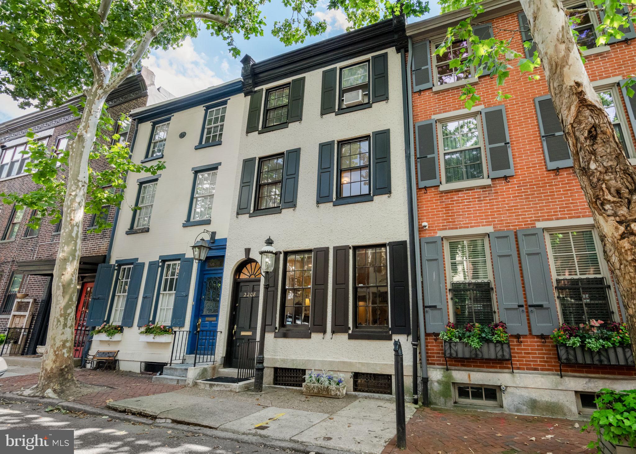 Set on a quiet, tree-lined block in the heart of Fitler Square, 2208 Rittenhouse Street is full of warmth, character, and opportunity. With four bedrooms, a dedicated home office, two full bathrooms, and a powder room, the home offers the space and flexibility to grow into for years to come.

Original hardwood floors, high ceilings, charming millwork, and other classic details provide a timeless backdrop throughout. The home's generous layout offers plenty of room for everyday living, entertaining, and working from home - all on a "street to street" lot from Rittenhouse to Manning.

Whether you're searching for your forever home or looking for the chance to put down roots in one of Philadelphia's most beloved neighborhoods, 2208 Rittenhouse Street offers an opportunity that's becoming increasingly hard to find.

Enjoy life just steps from Fitler Square Park, neighborhood cafés, the Schuylkill River Trail, and all that Center City has to offer. Located in the Greenfield Elementary School catchment.