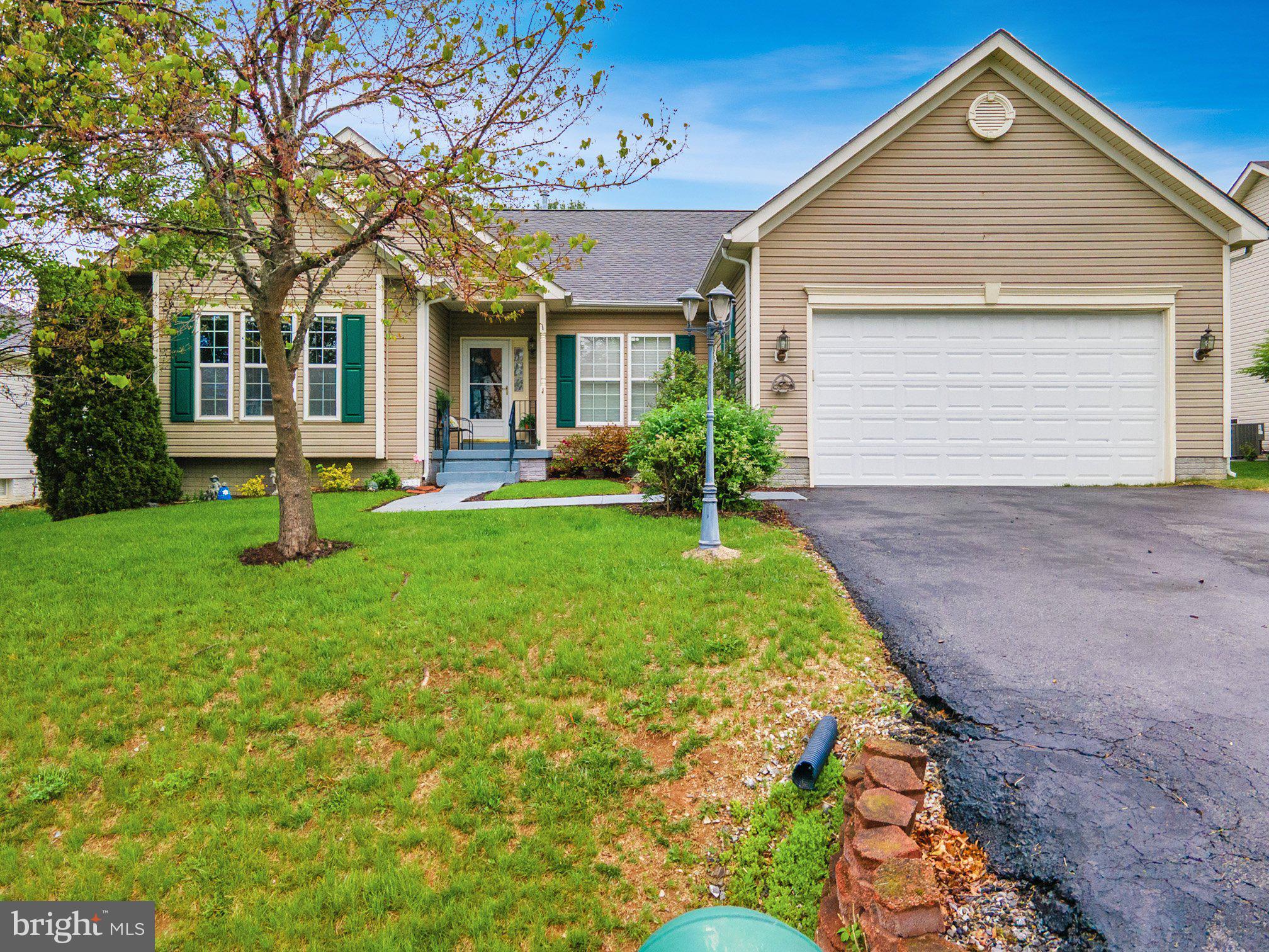 MAJOR PRICE REDUCTION! Welcome Home ! This beautiful Ranch-Style home features over 3,600sq. ft. of living space, perfectly situated on a premium lot with views of the pond and golf course from the rear deck (which also includes a screened in porch).  This spacious home has 4 Bedrooms and 3 Bathrooms with an additional Bonus Room in the basement. The fully finished basement is the perfect place for entertaining family and friends. The community amenities include an in-ground pool, tennis court, pickle ball, basketball and a playground / walking path for community activities throughout the year. The adjoining Golf Course is available at your leisure for an additional club fee. After a day on the golf course, relax at the Sycamore Restaurant across from Stonebridge Subdivision. Conveniently located just minutes from the VA Center, IRS Facility, and MARC Train, this home combines peaceful country living with easy access to major destinations. Don't miss this opportunity!