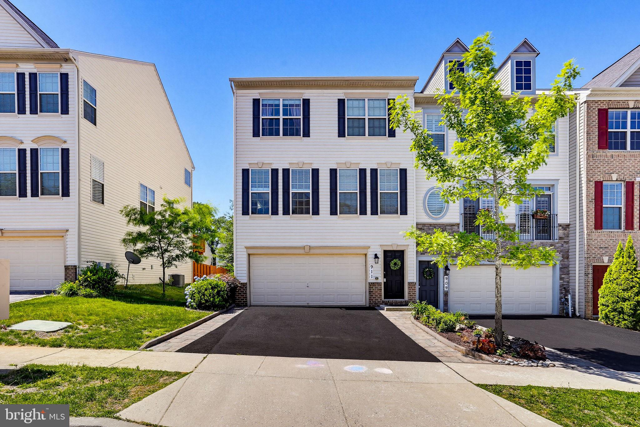 Welcome to 911 Whitstable Boulevard, a beautifully maintained end-unit townhome in the sought-after Canterbury Village community of Arnold. Offering nearly 2,900 square feet of living space across three finished levels, this home combines modern style, flexible living areas, and a location that's hard to beat. 

The bright and open main level features rich hardwood flooring, elegant moldings, abundant natural light, and a spacious living area centered around a cozy gas fireplace. The sitting area is bright and inviting right outside the spacious study space. The gourmet kitchen is designed for both everyday living and entertaining, boasting granite countertops, stainless steel appliances, a gas cooktop, double ovens, a large center island, pantry storage, and an adjoining dining area with access to the expansive rear deck. The level is complete with a convenient half bath and laundry room. 

Upstairs, the spacious primary suite serves as a private retreat with a sitting area, a large walk-in closet, and a luxurious en-suite bath featuring dual vanities, a soaking tub, and a separate walk-in shower. Two additional bedrooms offer spacious and bright living areas, and a full hall bath, complete with dual vanities, finishes the bedroom level. 

The entry level offers exceptional flexibility with a large recreation room, a fourth bedroom, a full bath, and walk-out access to the fenced backyard—perfect for guests, a home office, gym, or multi-generational living.

Outside, enjoy both a spacious deck and fenced yard backing to open common space, creating a comfortable setting for relaxing, entertaining, or enjoying the outdoors. The attached 2-car garage with additional parking potential on the paved driveway is an amenity that makes daily tasks and travel a breeze. Residents of Canterbury Village can enjoy features such as sidewalks, playgrounds, community green spaces, and a welcoming neighborhood atmosphere.

Ideally located near downtown Annapolis, the Broadneck Peninsula, and major commuter routes including Routes 2 and 50, this home offers convenient access to shopping, dining, and recreation. Enjoy nearby favorites such as Sandy Point State Park, Baltimore & Annapolis Trail, and the waterfront attractions of Annapolis. Commuters will appreciate easy access to Baltimore, Washington D.C., Fort Meade, and the U.S. Naval Academy.

A rare opportunity to enjoy spacious, move-in-ready living in one of Arnold's most desirable communities.