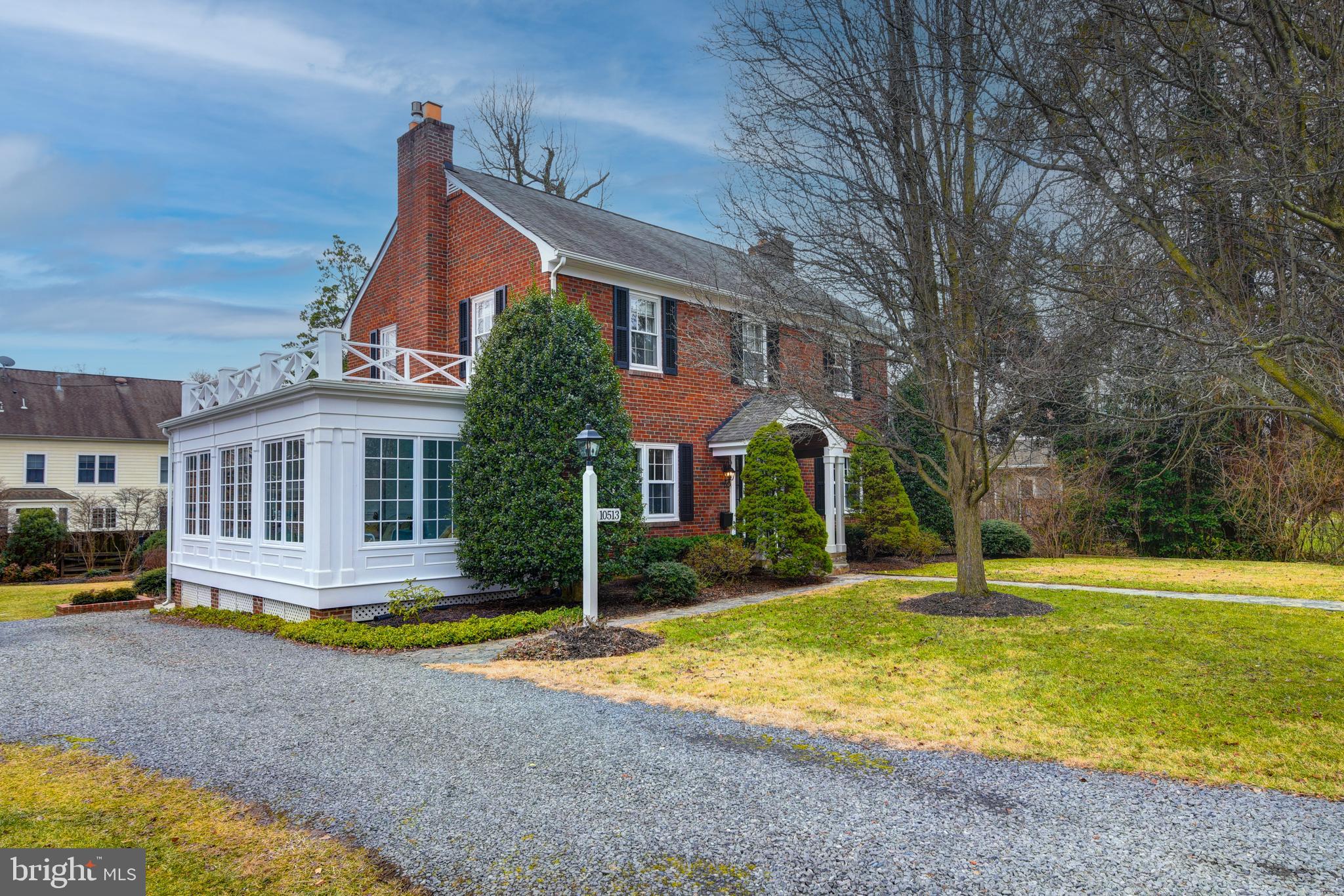Welcome to 10513 Cedar Avenue, a charming and elegantly updated, expanded 1947 center hall colonial, nestled in the heart of Fairfax City. This beautifully curated residence effortlessly blends timeless character with modern comforts, offering a warm and inviting atmosphere. 
As you step inside, you'll be greeted by the classic allure of this home, featuring four spacious bedrooms and three tastefully appointed bathrooms, updated kitchen and sitting room, dining room, living room with fireplace, finished basement with gas fireplace and more to enjoy! The thoughtful updates throughout preserve the old-world charm while providing all the conveniences of contemporary living.
Enjoy the delightful sunroom, where you can unwind year-round with the comfort of heated floors. This space bathes in natural light, creating a serene retreat perfect for relaxation or entertaining guests.
 The backyard boasts ample outdoor space for your enjoyment. Whether you're hosting gatherings or simply savoring a quiet moment in the garden, you'll appreciate the tranquility and privacy this home offers. Additional features include: detached oversized one car garage, shed for extra storage, beautiful mature landscaping,  gorgeous flagstone patio, and spacious driveway perfect for family and friends!
This residence is ideally situated, providing convenient access to the vibrant offerings of Fairfax City. Explore the rich history, cultural attractions, and diverse dining options just moments away from your doorstep.
Experience the perfect blend of elegance and charm at 10513 Cedar Avenue.