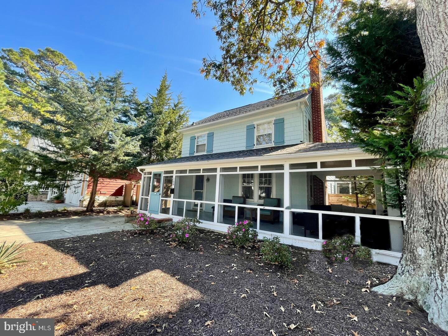 NEW PRICE and what an opportunity!!! Welcome to 108 Laurel St, A Charming Coastal Retreat in South Rehoboth Beach. Discover the timeless appeal of this classic 5-bedroom, 3-bathroom coastal beach house on a RARE OVERSIZED 50 X 157 lot. This property offers abundant space and is just over one block from the iconic boardwalk and pristine beach. As you approach, you'll be welcomed by a large front wrap-around screened porch, perfect for enjoying morning coffee or evening sunsets. Step inside to find a spacious and inviting interior, ready for your personal updates to transform it into your dream beach home. The home also features both a rear screened porch and a deck, providing ample space for outdoor relaxation and entertainment. An outside shower adds to the convenience, ideal for rinsing off after a day at the beach. Highlights of this property include: Expansive living areas with potential for customization, Five generously sized bedrooms, offering comfort for family and guests. Three well-appointed bathrooms, An oversized lot, providing space for potential enhancements such as expansion or an inground pool. Excellent  proximity to boutique shopping, fine dining, and vibrant nightlife of downtown Rehoboth Beach.  This exceptional property is perfect for those looking to embrace the coastal lifestyle. Whether you envision it as a year-round residence, a vacation getaway or an investment property, this beach house offers endless possibilities. Don't miss this unique opportunity to own a piece of paradise in South Rehoboth Beach. See attached list of improvements that have already been done.  Schedule your private tour today and imagine the potential of this coastal gem!