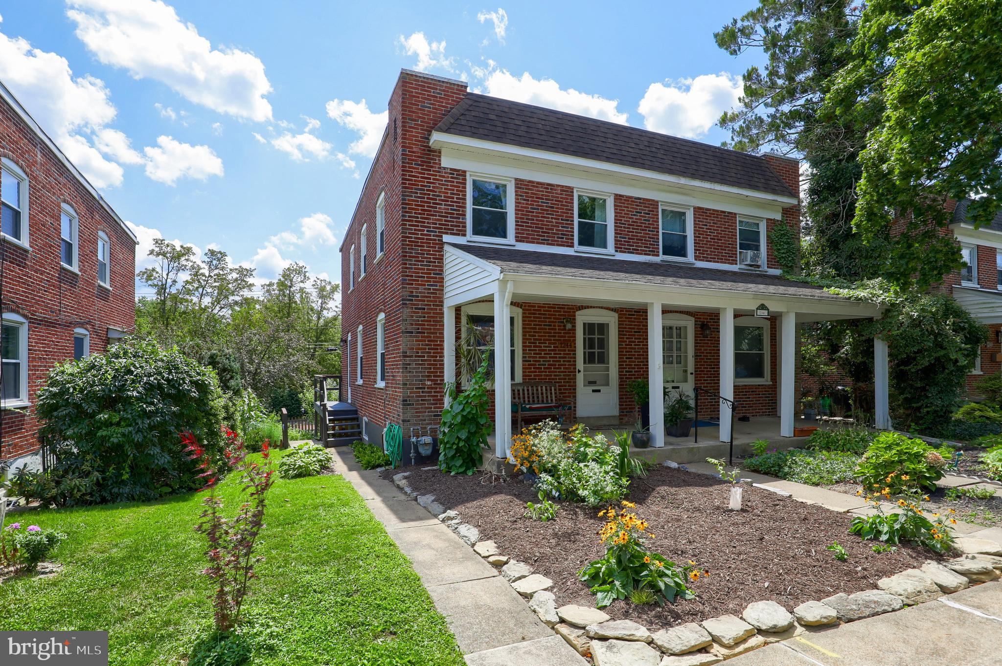 Come take a look at this move in ready row home in the Hamilton Park neighborhood of Lancaster Township. Enjoy walking to local parks, coffee shops, and nearby schools.  Great central location near highways, shopping, and entertainment. This 3- bedroom, 1-bathroom home has been nicely updated, while maintaining it's classic feel. Original Hardwood floors, plenty of natural light, and custom built-in shelving in the living area. Newer kitchen in the rear of the home, with gas stove, and access to the side yard. 3-bedrooms with hardwood flooring, replacement windows, and high-efficiency ceiling fans throughout for air flow. The full walk-out basement has been partially finished for a playroom/office with new vinyl floor, painted ceiling, and 1/2 bathroom with laundry sink.  Efficient gas heat, central A/C, and replacement windows make this a low cost home to run throughout the seasons. Rear patio with custom pergola, mature landscaping, and garden shed for tools/bikes. 2-off street parking spots accessed by a paved public alleyway.