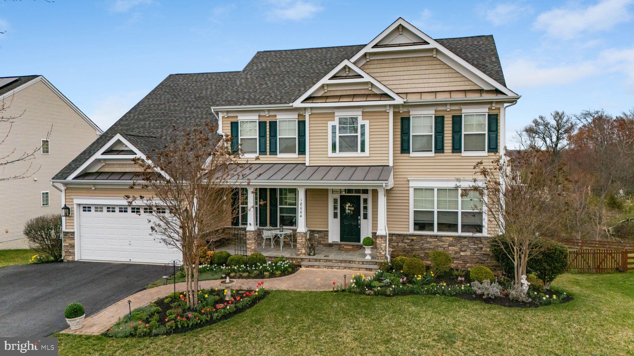 OPEN HOUSE Saturday, April 12th from 2:30pm to 5pm. Don't forget to check the Walk through video and the 360 Matterport/Virtual tour. Your dream home is now available! This stunning Seneca model in Poolesville with 5,259 in total finished Sq Feet has been impeccably maintained by current owners. Priced significantly lower than a new build, it’s located in the desirable Brightwell Crossing and has an over-sized backyard that borders a protected wooded area.

This 5-bedroom, 4.5-bath colonial offers upgrades like a beautiful front porch, a 16 X 20 screened-in porch with skylights, a large deck, and a custom stone patio. Inside, enjoy a chef's kitchen with a custom island, double ovens, and a spacious family room with a stone fireplace. The extra-long dining room is perfect for gatherings.

The owner's suite features a large bath and ample closet space, with convenient laundry upstairs. Bedroom #2 has an ensuite bath, and the fully-finished basement includes a 5th bedroom, another bath, a media room, and a custom bar. Don't miss this opportunity!