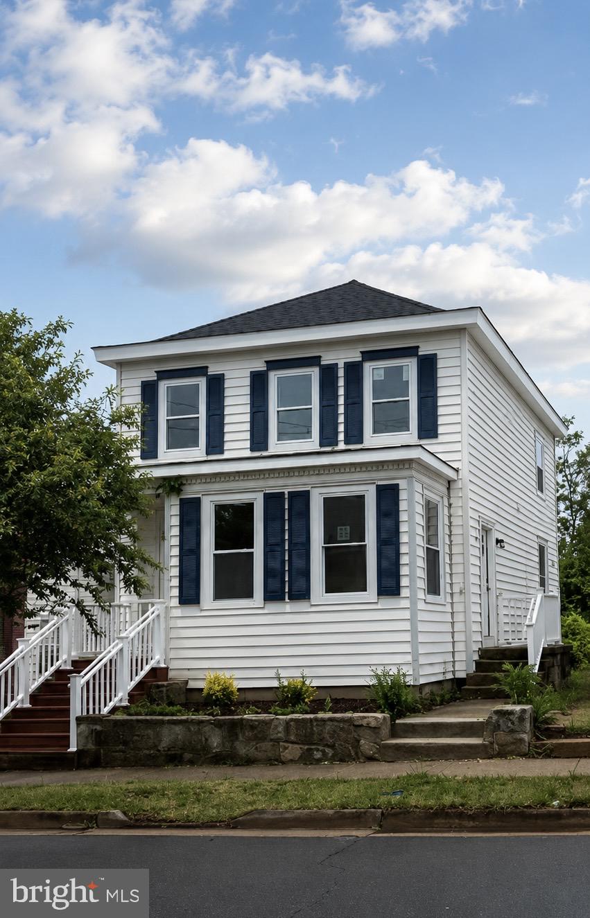 Welcome to 822 Lafayette Blvd in downtown Fredericksburg, VA.  This property qualifies for the SBA HUBZone program. Previously a law firm, this property is zoned CT and can be office space, light retail or any low intensity business.  Paved driveway and large parking lot in rear can easily accommodate 5 cars.  There are 3 levels  (the basement is unfinished) and 2 full bathrooms.  Completely renovated: new roof, new doors, new windows, new flooring, new dual HVAC , new HW tank, new kitchen and more.
