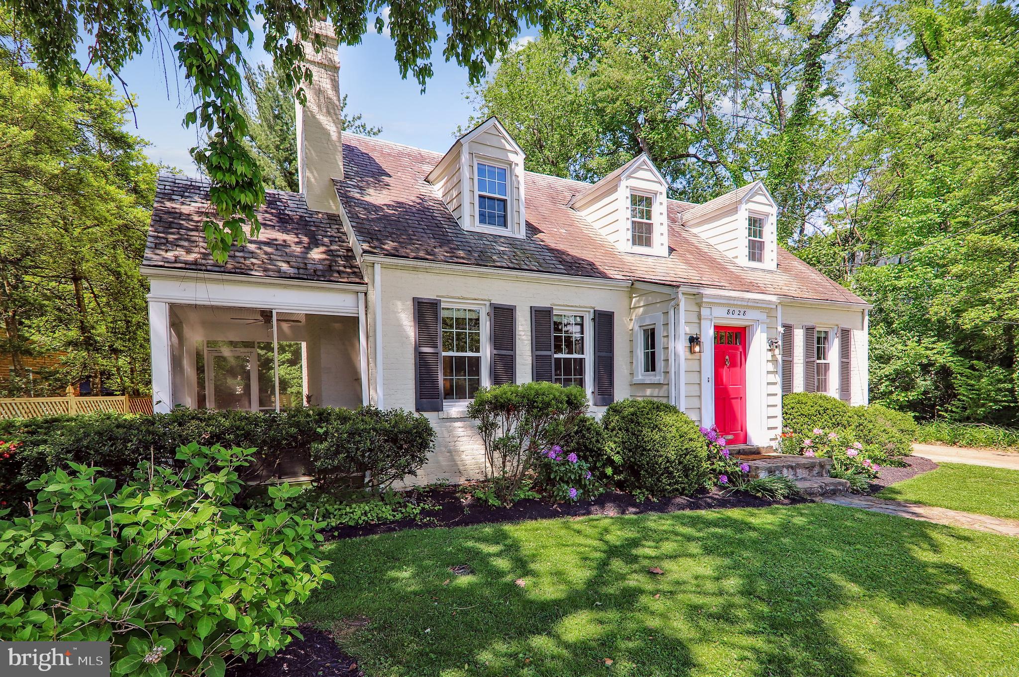 Photos coming soon! Charming & spacious Cape Cod in coveted Battery Park, just steps to downtown Bethesda & also in the highly desirable Whitman school district! Features main level bedroom + full bath, & second bedroom/sitting room or home office.  Beautiful hardwood flooring and high ceilings throughout main level. Living rm w/built-ins & FP, sep dining room, gourmet kitchen w/breakfast area, & family room. Upper level includes loft space office or study area, + 2 spacious bedrooms & full bath w/dual vanities. Fully finished lower level features 1BR/1BA, plus large rec rm/media room. Screened porch, fenced yard, patio perfect for dining Al-fresco. Detached 1 car garage & long driveway for 2+ cars. Moments to Metro, parks, Farmer’s Market, and countless dining & shopping options!  Battery Park also offers exclusive membership to a neighborhood tennis club!  Make this your new home!