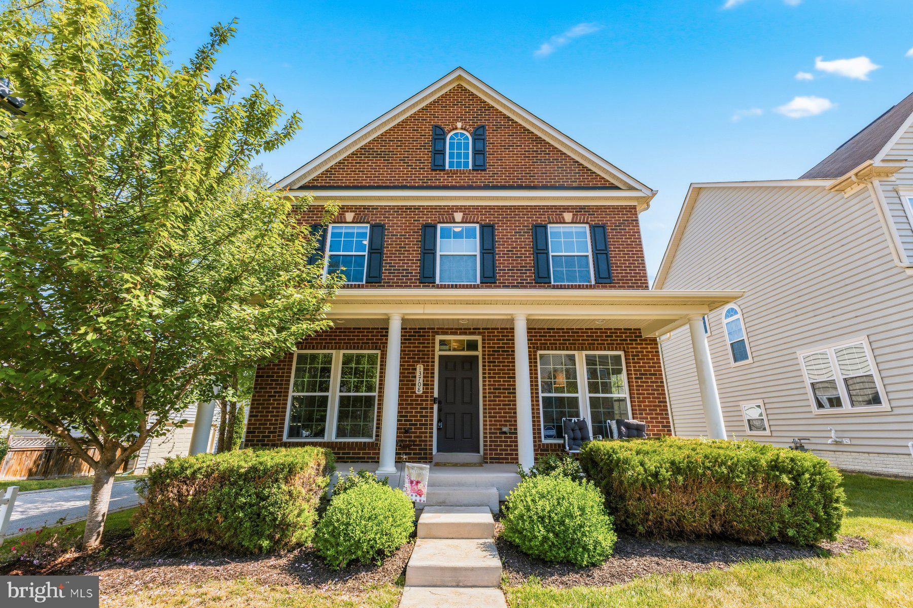 Welcome to The Preserve at Piscataway, 2,880 square feet across three finished levels with the kind of details that actually make a difference day to day. The main level features an open foyer, engineered hardwood floors, a dedicated home office with built-in bookshelves and bay window, a formal dining room with tray ceiling and bay window, a family room with fireplace, eat-in kitchen with stainless steel appliances, breakfast nook, and a powder room. Upstairs you'll find three bedrooms and two full baths with a laundry room on the same level. The primary suite is 15'11" x 13'3" with a tray ceiling and customized walk-in closet. The primary bath has a double sink vanity and stand-in shower. Bedrooms two and three are carpeted with a full bath nearby. Hardwood continues through the hallway and stairs. The finished basement features a 26' x 26' family room, plenty of space for whatever you need, a wet bar with mini fridge, a 7-speaker sound system, storage room, and a half bath with plumbing already roughed in for a full bath conversion. Situated on a corner lot, this home is one of the few on the block with a full-width covered front porch. The detached two-car garage connects directly to the house, making coming and going easy regardless of the weather. Crown molding throughout and ceiling fans in every bedroom.

VIRTUAL TOUR AVAILABLE

Eligible for 100% USDA financing.